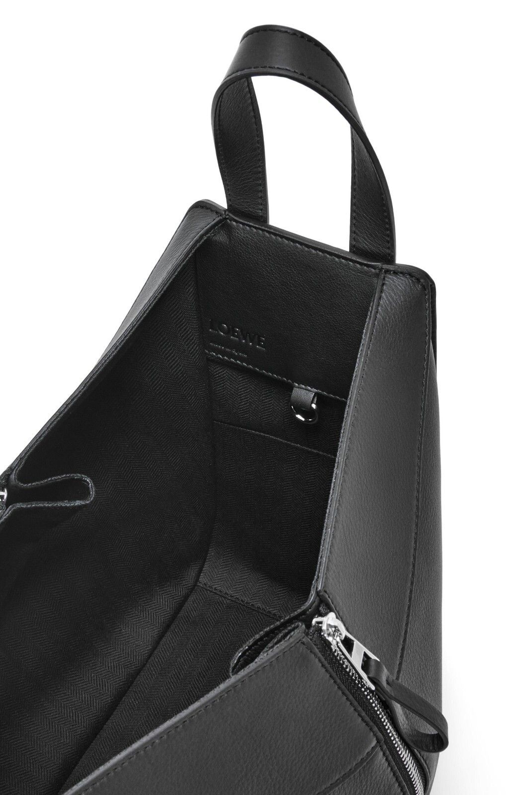 Loewe LOEWE Hammock Small Black Leather Handbag $3250 New Auth Size ONE SIZE - 6 Thumbnail