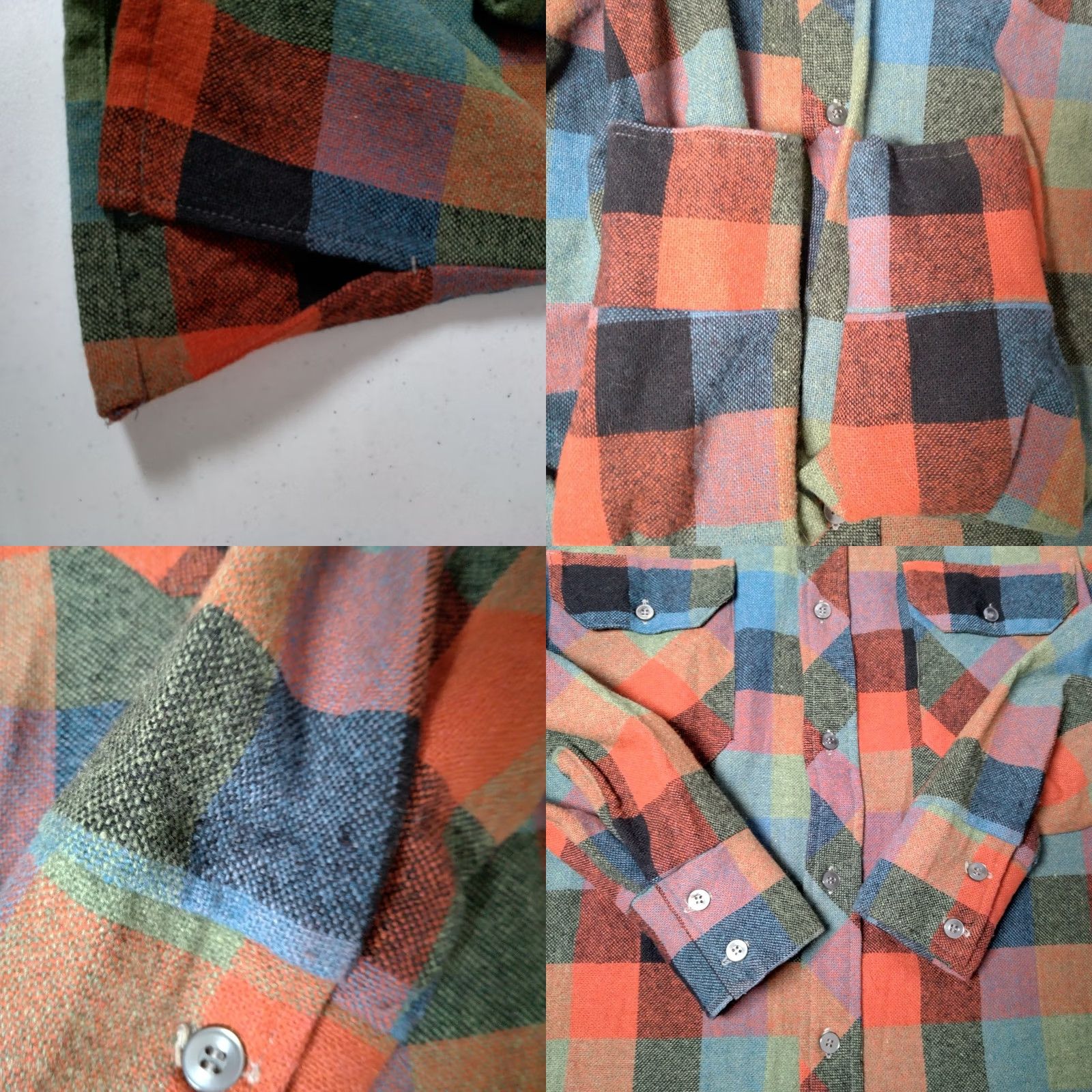 Vintage VINTAGE Dee Cee Rappers Shirt Small Woven Wool Blend Grandpa Workwear Button-Up Mens Size US S / EU 44-46 / 1 - 8 Thumbnail