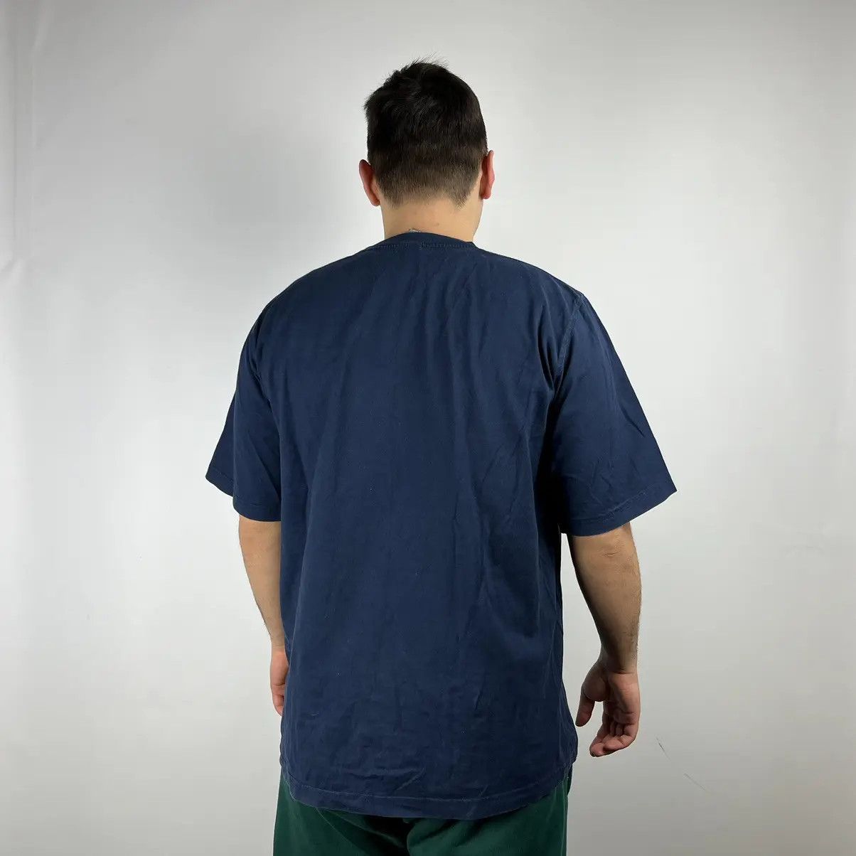Nike Vintage Nike football Tshirt logo size Large Size US L / EU 52-54 / 3 - 2 Thumbnail