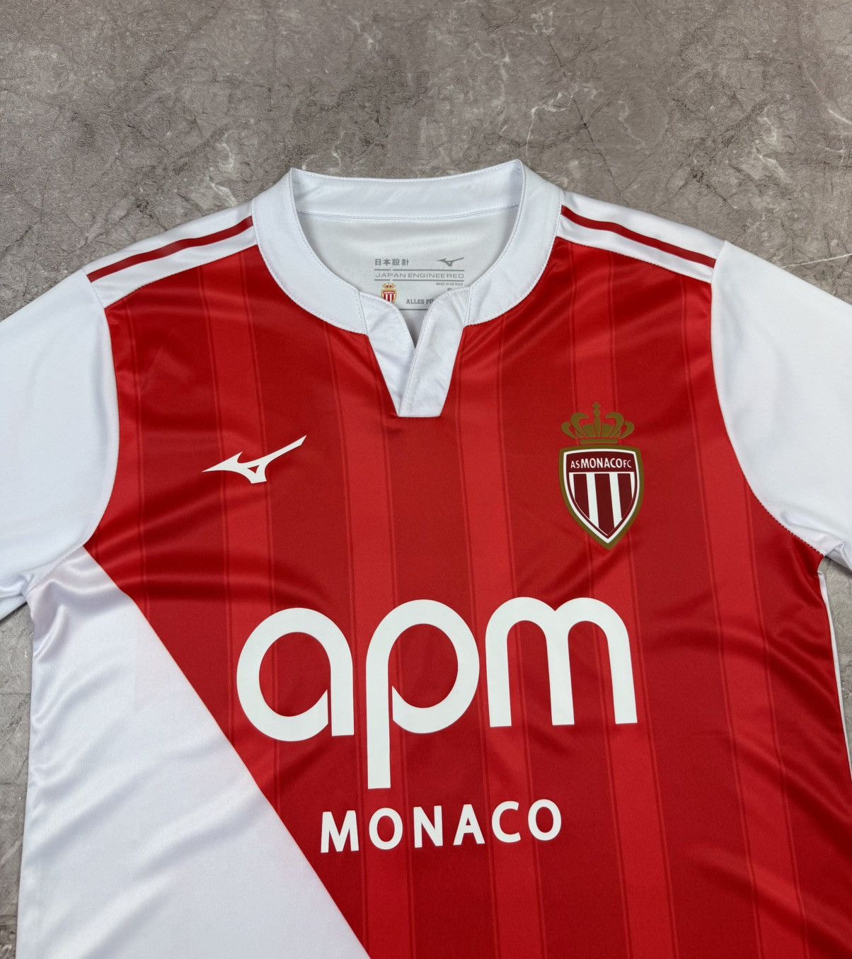 Vintage Maillot Domicile AS Monaco Pogba 2025/26 Enfant Size US M / EU 48-50 / 2 - 3 Thumbnail