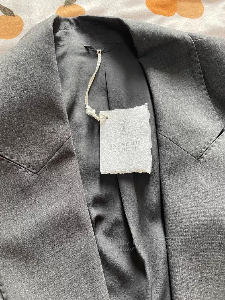 Brunello Cucinelli Brunello Cucinelli Suit Jacket Size S / US 4 / IT 40 - 8 Thumbnail