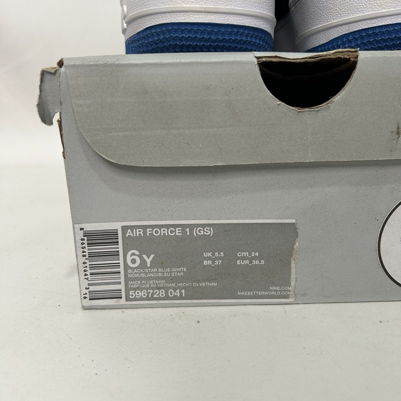 Nike Nike Air Force 1 Low GS “Star Blue” Size US 7.5 / IT 37.5 - 5 Thumbnail