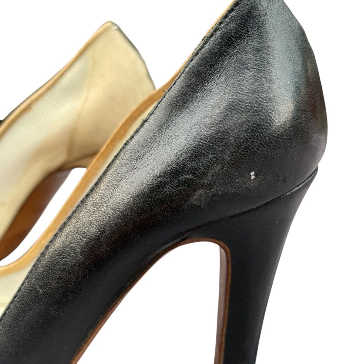Maison Margiela Maison Margiela Half Leather Half Mesh Heels Size US 5.5 / IT 35.5 - 8 Thumbnail