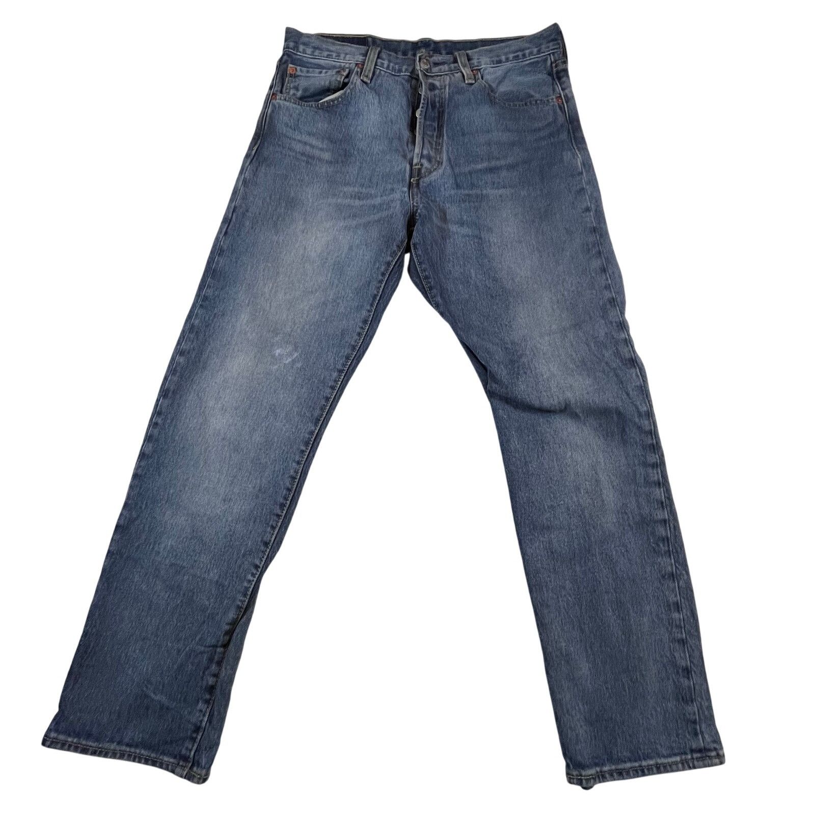 Levi's Levi’s 501 ‘93 Button Fly Relaxed Straight Fit Stretch Blue Size US 32 / EU 48 - 1 Thumbnail