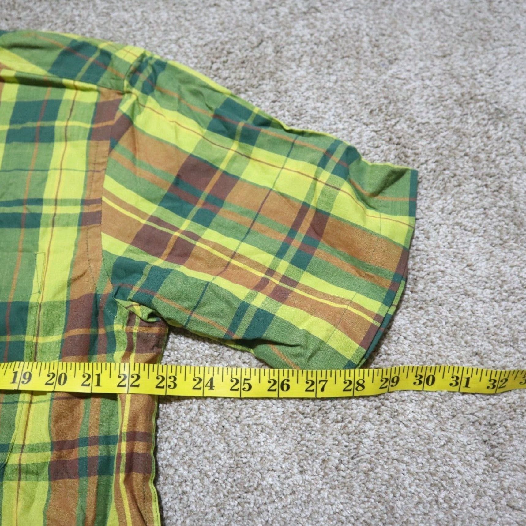 Catalina Nike Shirt Multicolor Plaid Button-Up Short Sleeve Shirt M Catalina Size US M / EU 48-50 / 2 - 5 Thumbnail