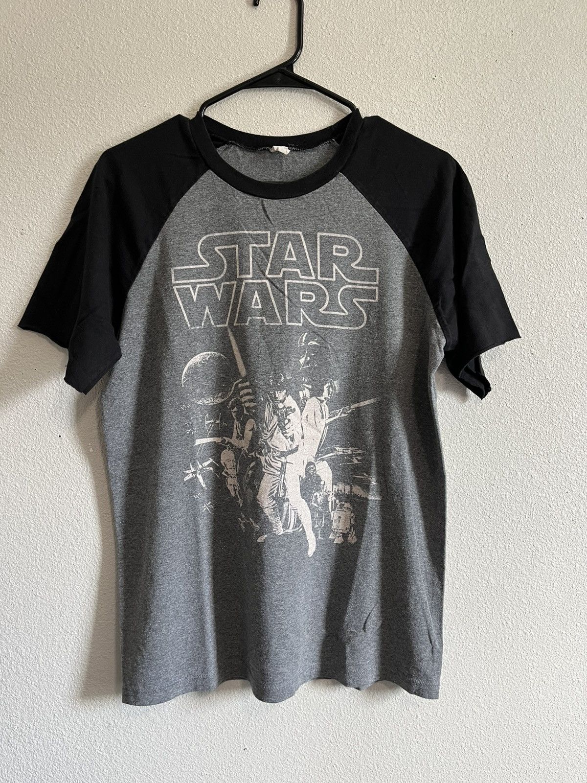 Other Vintage Star Wars Graphic Raglan Tee (Y2K Era) Size US L / EU 52-54 / 3 - 1 Thumbnail