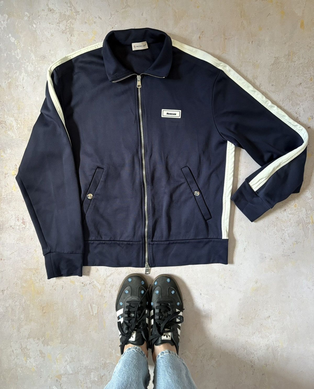 Moncler Moncler Track Jacket Size US M / EU 48-50 / 2 - 2 Thumbnail