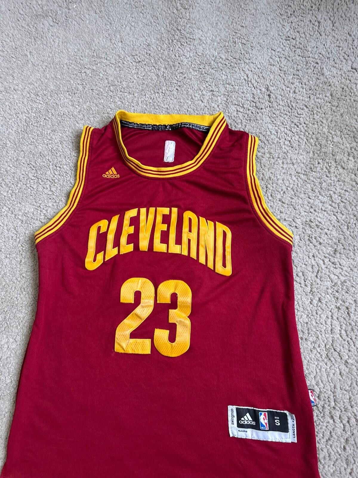 Adidas Adidas Cleveland Cavaliers Lebron James Jersey #23 Size S Size ONE SIZE - 3 Thumbnail