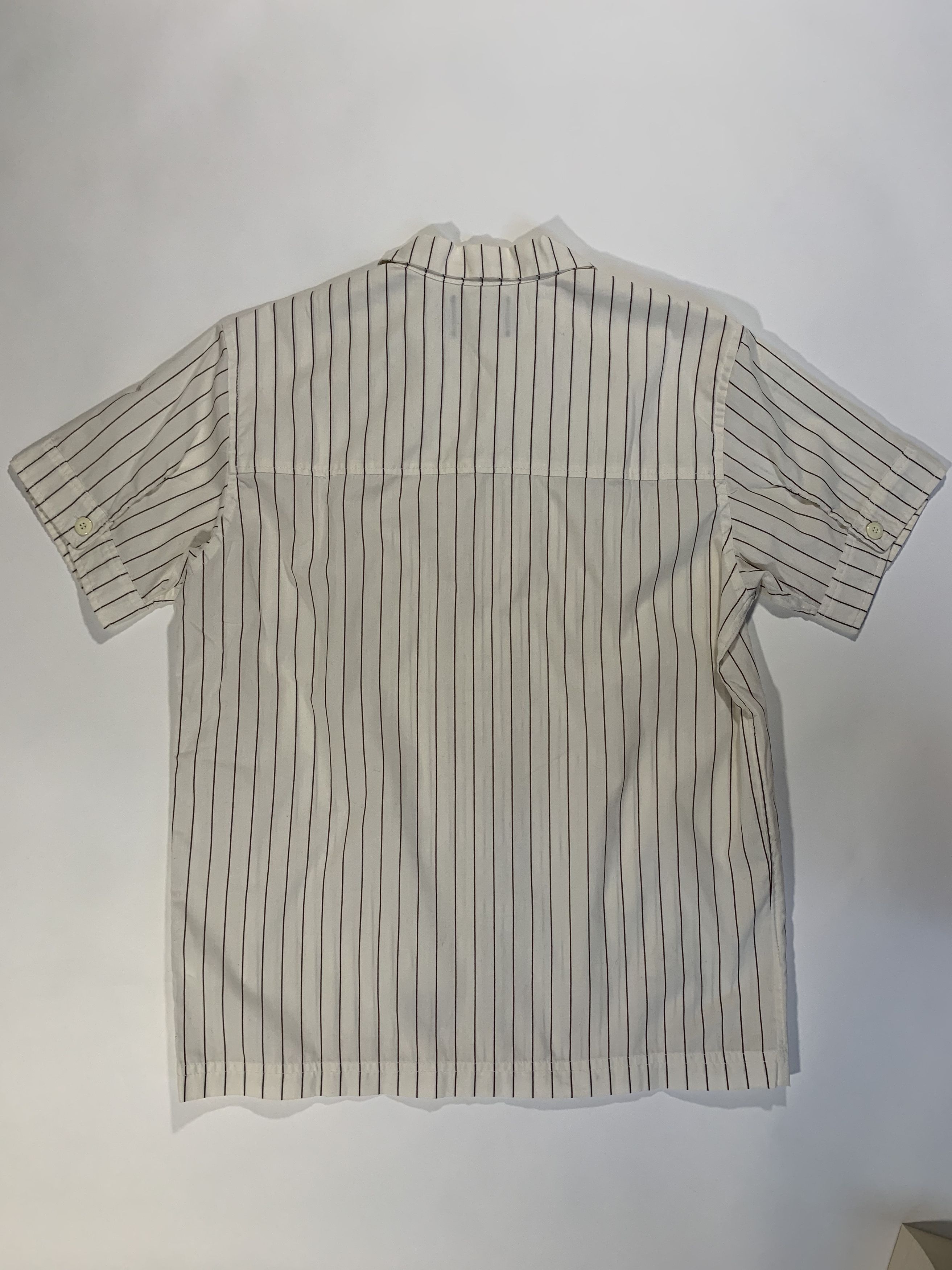 Wtaps SS12 Better Than Yesterday Striped Mechanic Patch Shirt Size US M / EU 48-50 / 2 - 3 Thumbnail