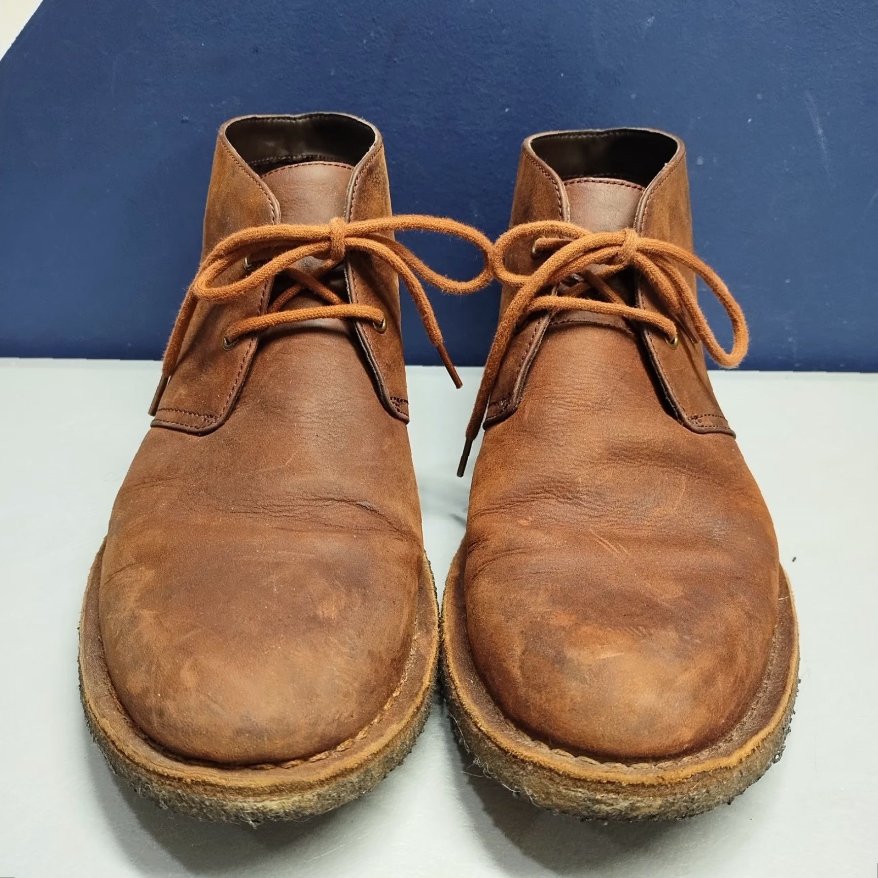 Ugg UGG Groveland Chukka Boots Mens Size 9.5 Brown Leather Cozy Lace Up 1105529 Size US 10 / EU 43 - 2 Thumbnail