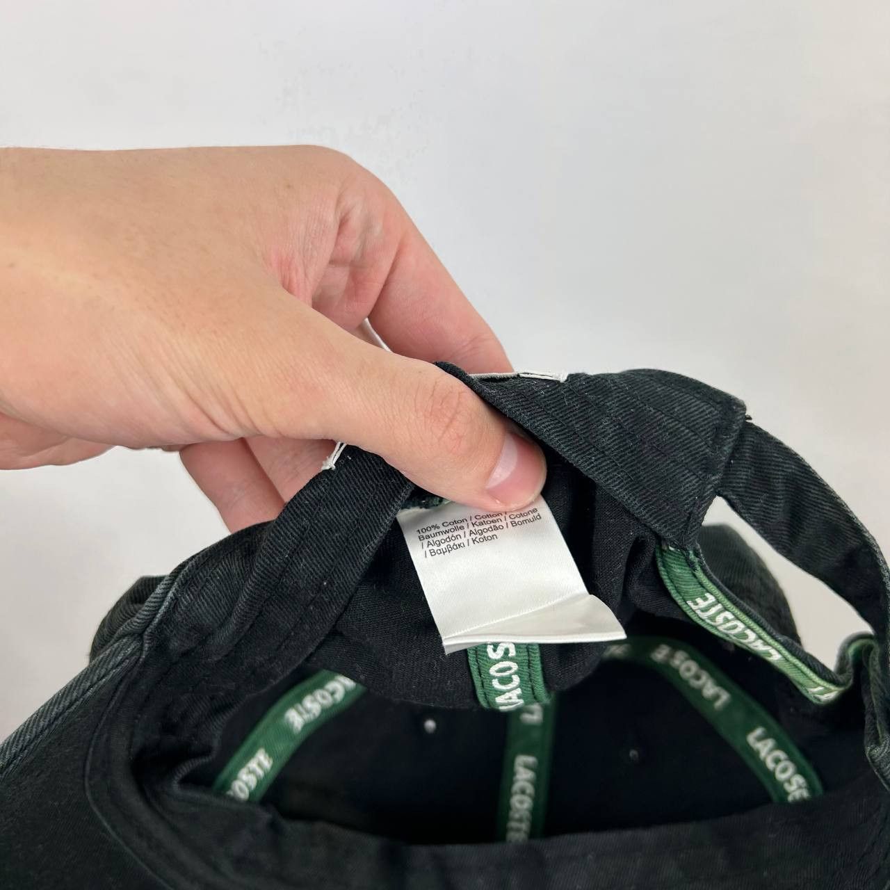 Lacoste Vintage Lacoste cap Black Rap Y2K Size ONE SIZE - 6 Thumbnail