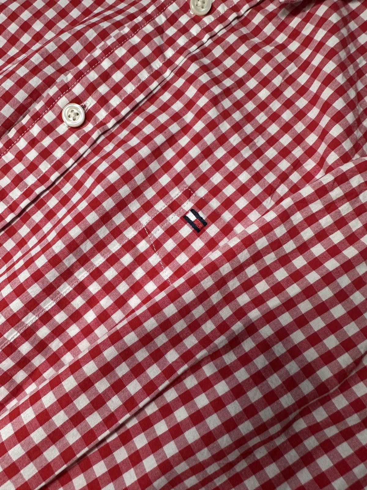 Tommy Hilfiger Tommy Hilfiger Classic Fit Red Check Shirt Size US XL / EU 56 / 4 - 5 Thumbnail