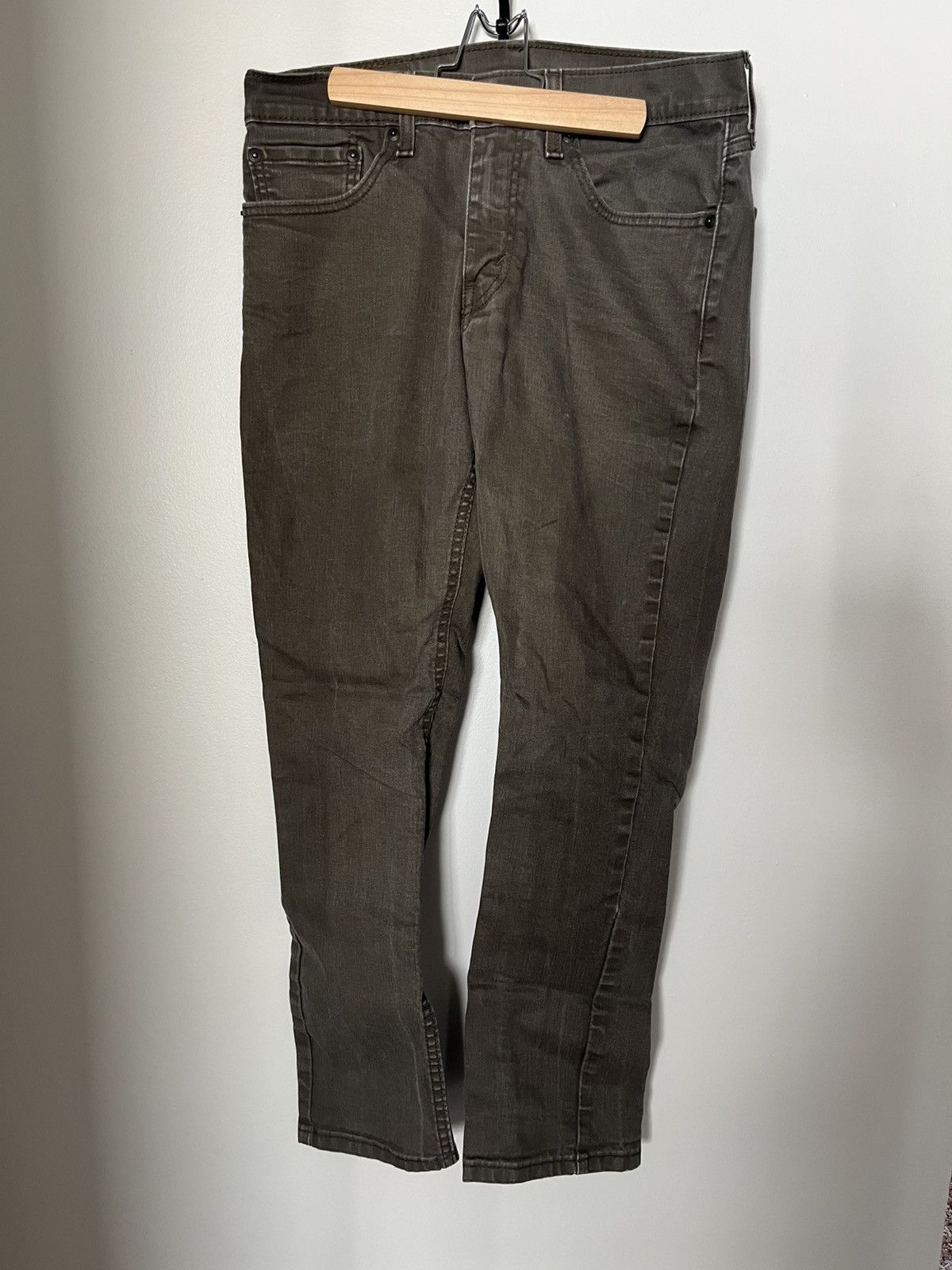 Levi's Grey Levi’s Denim Straightleg 511 Pants Size US 31 - 1 Thumbnail