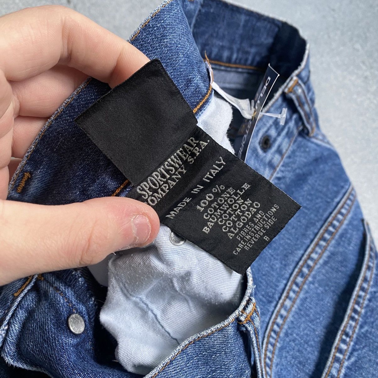 Stone Island Vintage Stone Island Jeans Denim Pants Rare S.I Denims Size US 32 / EU 48 - 9 Thumbnail