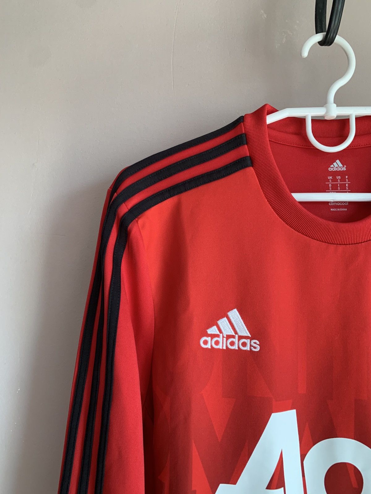 Adidas Manchester United 2015 Football Long Sleeve Shirt Soccer S Size US M / EU 48-50 / 2 - 4 Thumbnail