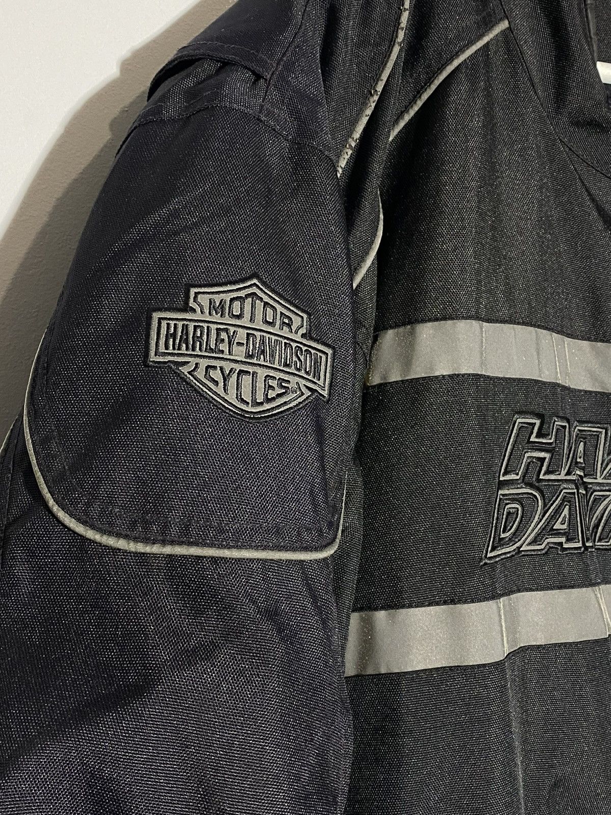 Harley Davidson 2000s Harley Davidson Reflective Motorcycle Jacket + Lining Size US XXL / EU 58 / 5 - 4 Thumbnail