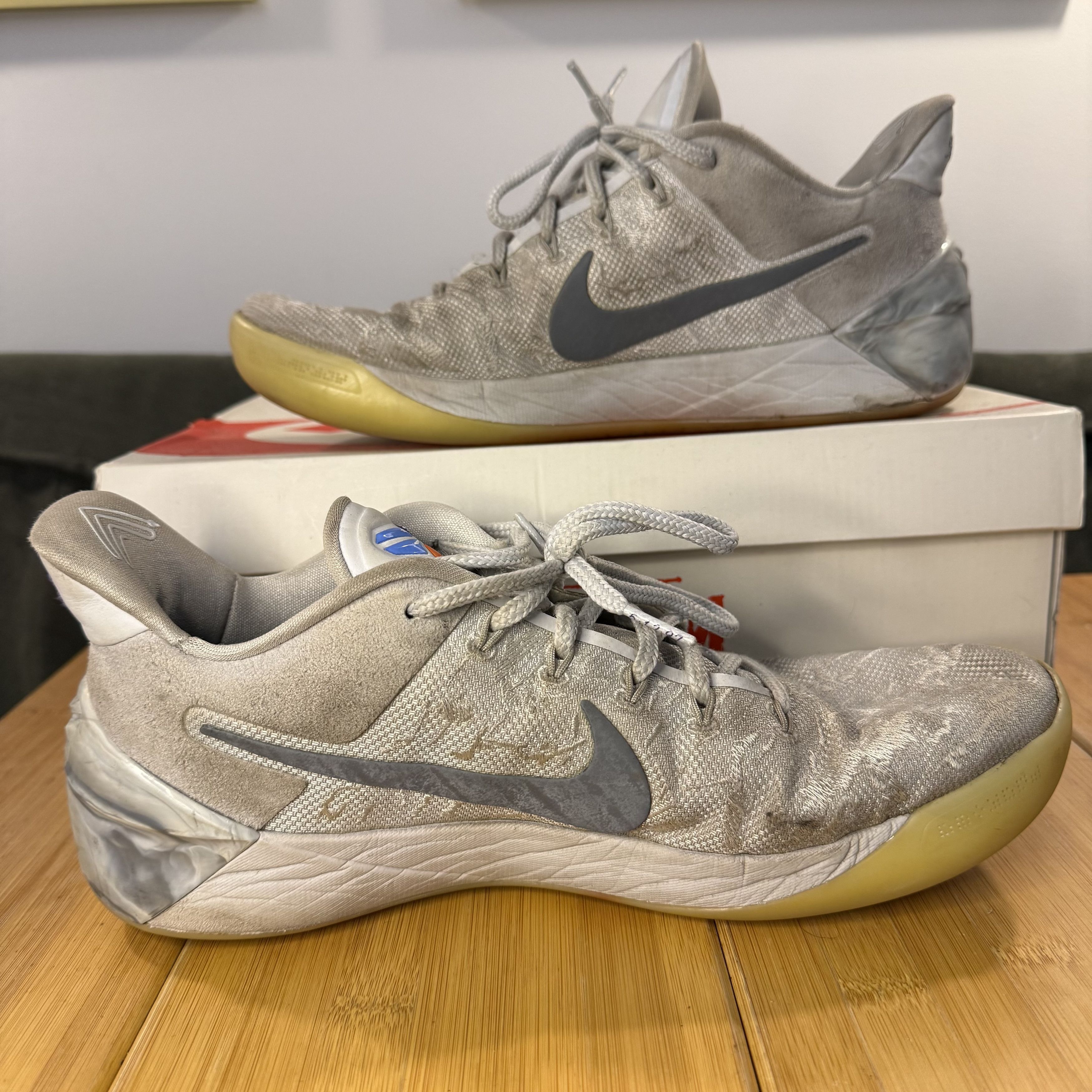 Nike Nike Kobe A.D. Derozan PE Compton Grey, 942301-900 Size US 11 / EU 44 - 2 Thumbnail