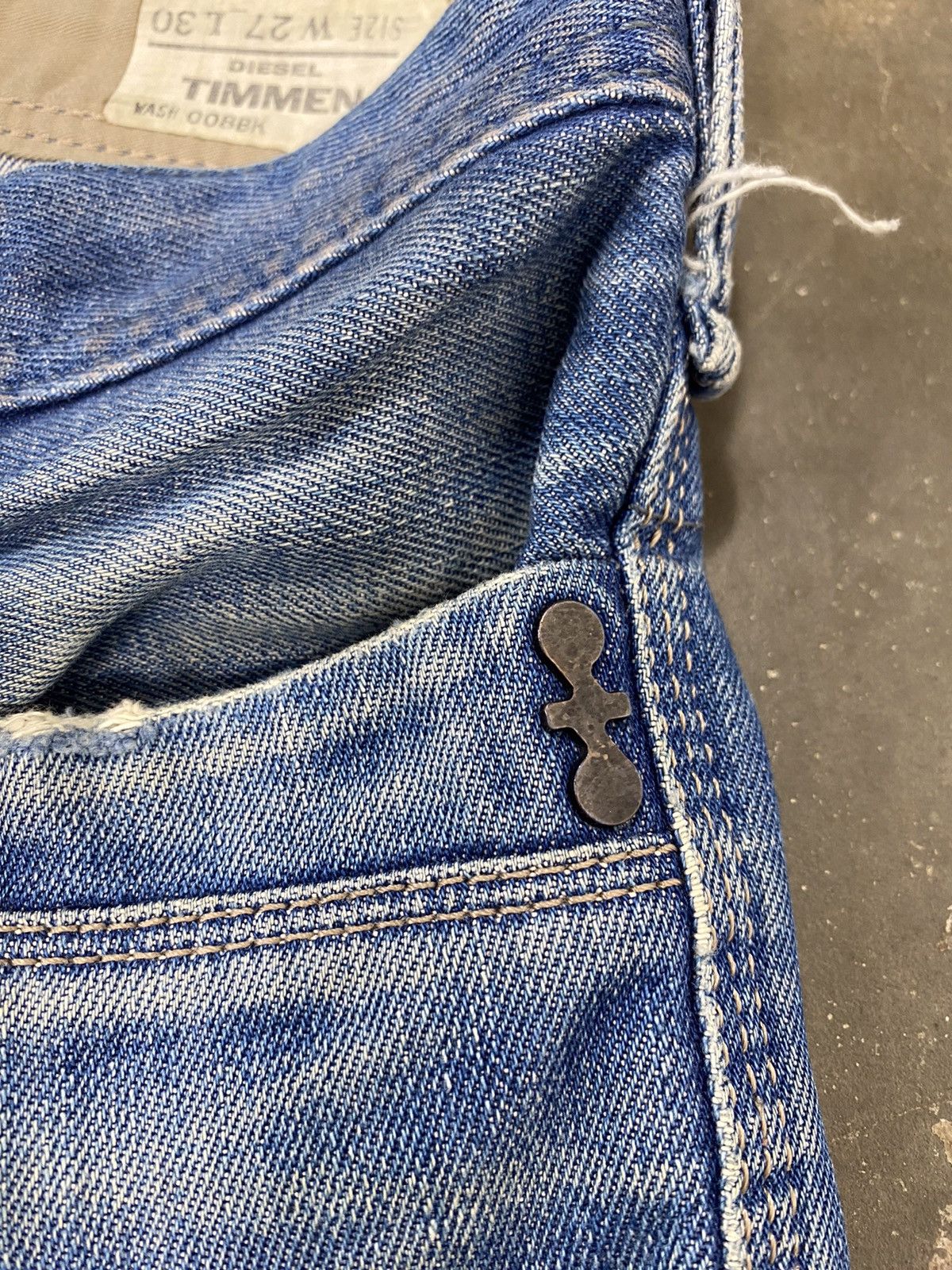Diesel A12 Rare - Distressed Diesel Jeans Size US 32 / EU 48 - 24 Thumbnail