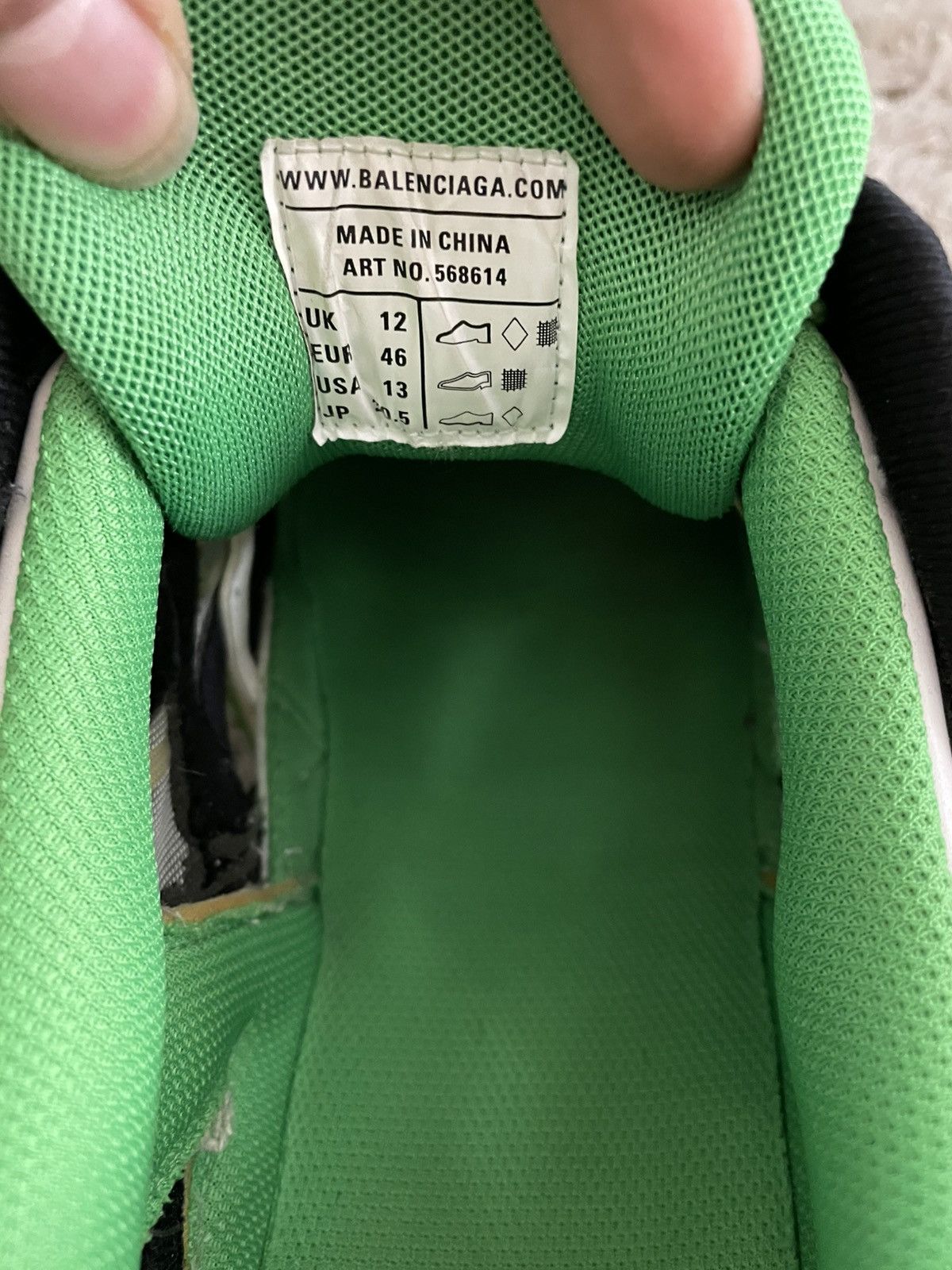 Balenciaga Balenciaga Track 2 Green/White/Black Size US 13 / EU 46 - 10 Thumbnail