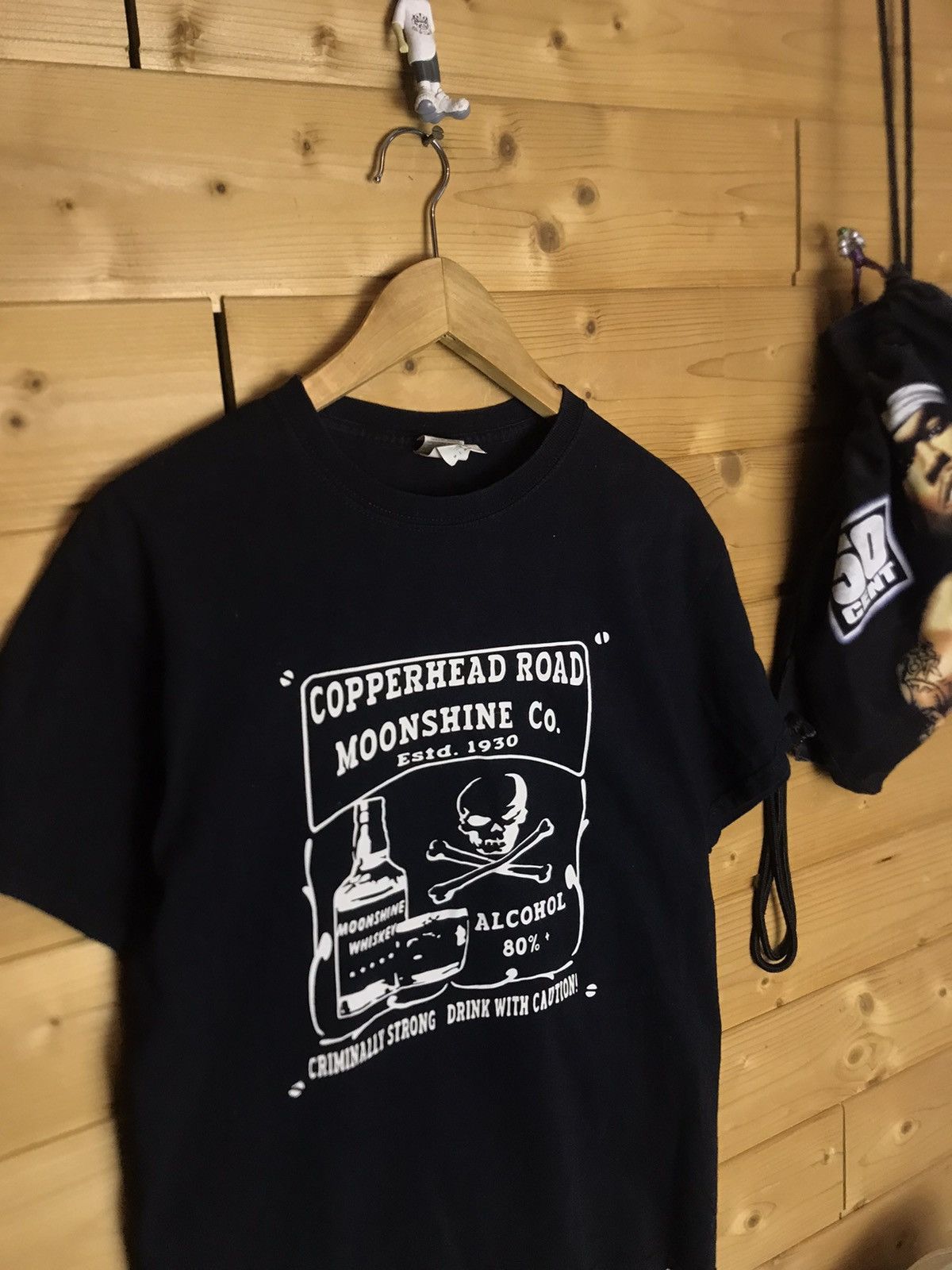 Vintage Moonshine whiskey t-shirt Size US M / EU 48-50 / 2 - 3 Thumbnail