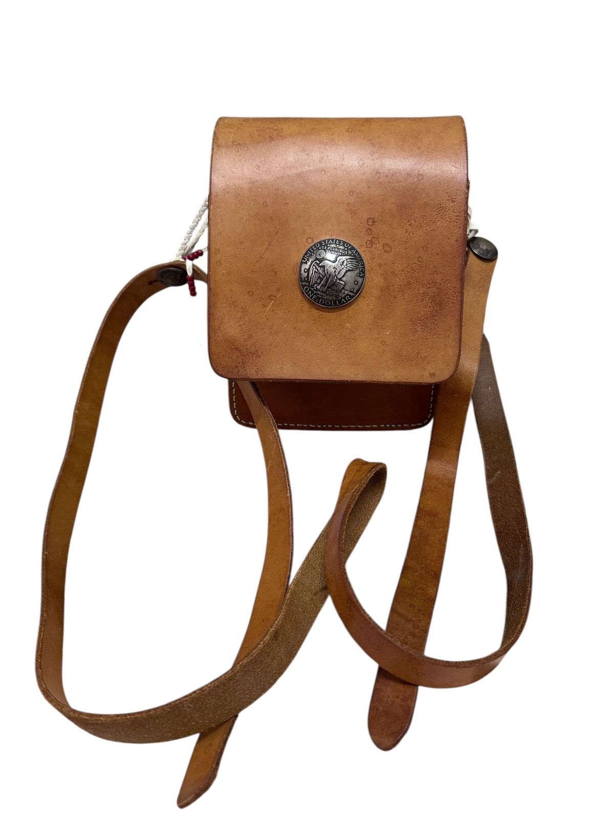 Japanese Brand Vintage Cheyenne Saddle Leather Shoulder Bag/Goro's Bag Size ONE SIZE - 2 Thumbnail