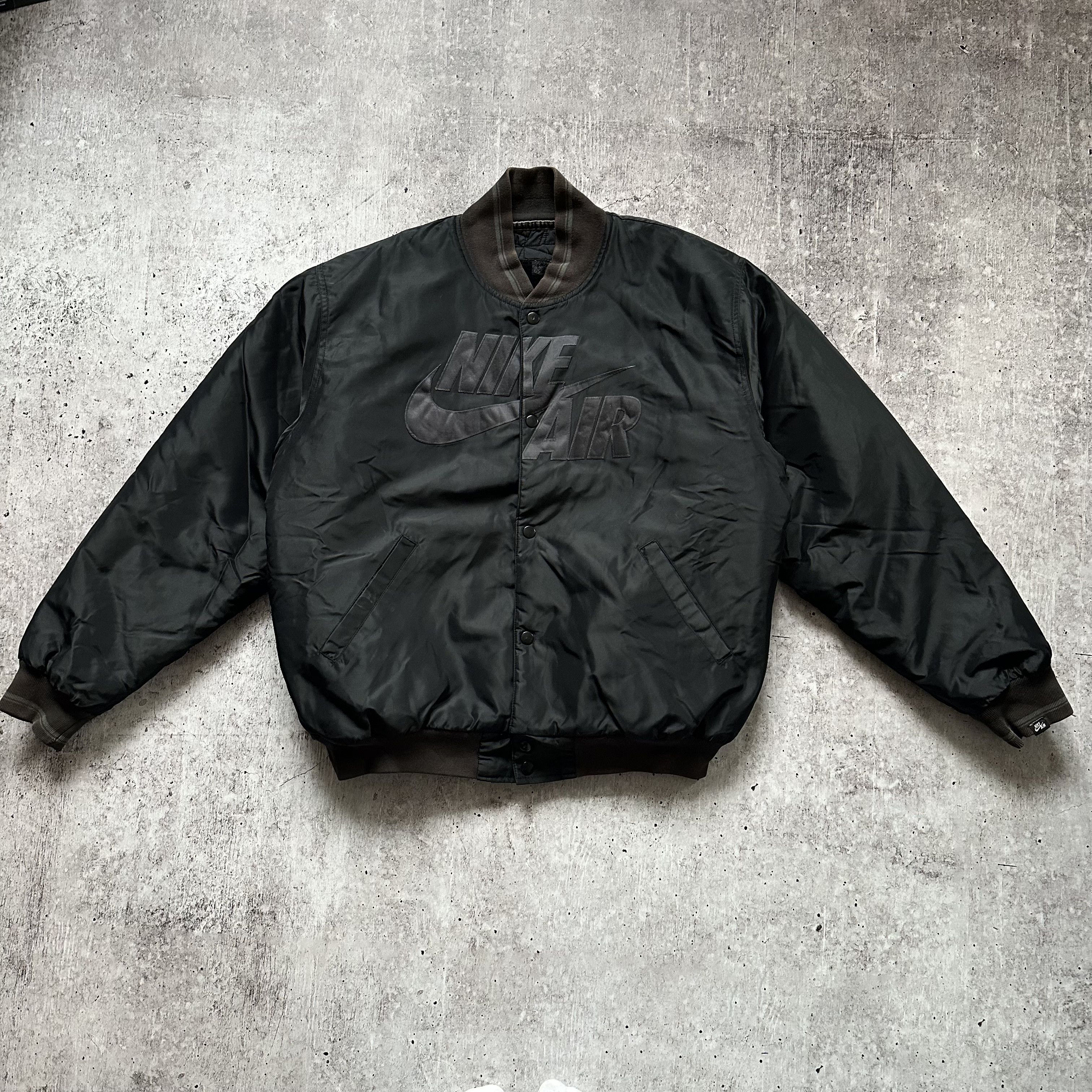 Nike Nike y2k Vintage Big Logo Nylon Boxy Bomber Light Jacket Size US M / EU 48-50 / 2 - 4 Thumbnail