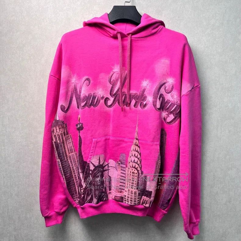 Balenciaga Balenciaga Pink Hooded Hoodie Size US XS / EU 42 / 0 - 1 Thumbnail