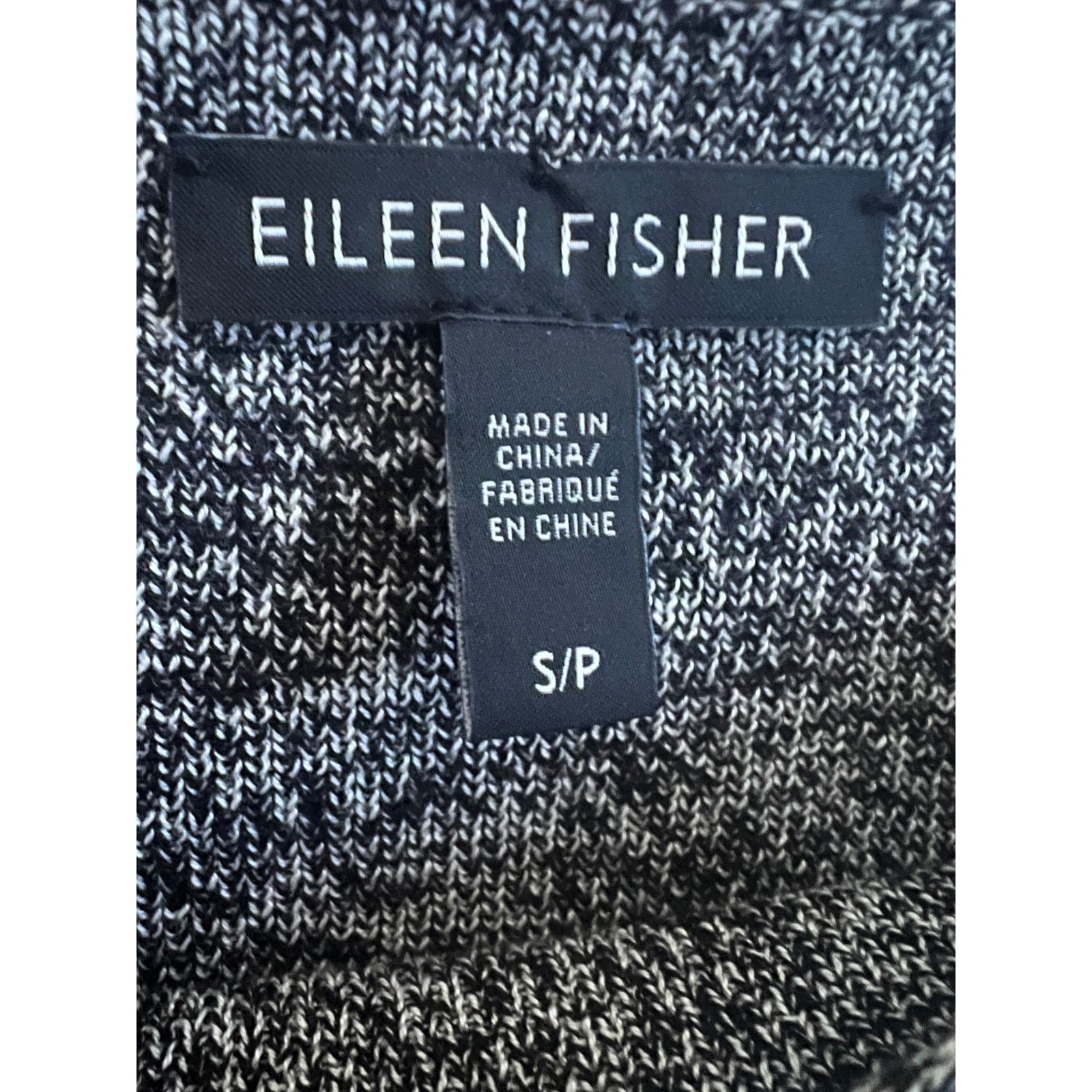 Eileen Fisher Eileen Fisher Silk Organic Cotton Gray Sweater S/P Small Size ONE SIZE - 7 Thumbnail