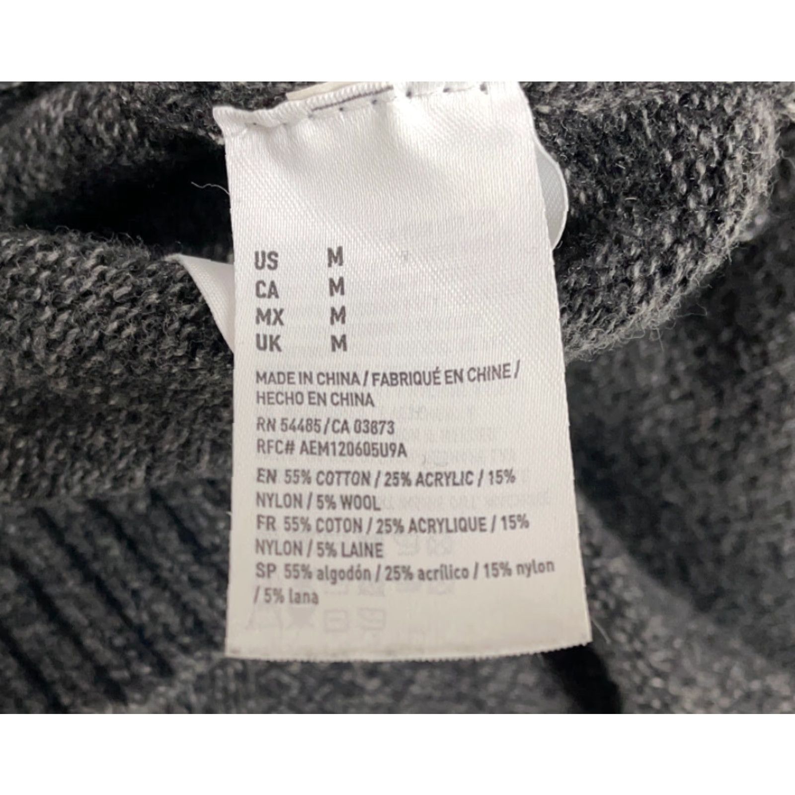American Eagle Outfitters VINTAGE? No, but refine: American Eagle Outfitters Henley Sweater Gray Adult Medium Regular Knit Pullover Cotton-Acrylic-Wool 90s Preppy Mens Size US M / EU 48-50 / 2 - 5 Thumbnail