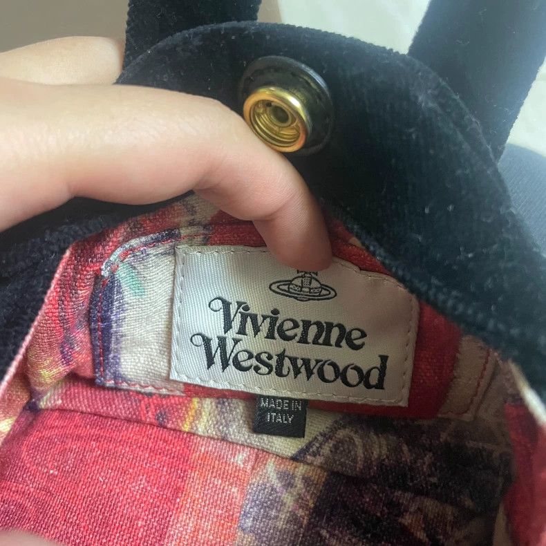 Vivienne Westwood Vivienne Westwood size os Mini black velvet bowling bag Size ONE SIZE - 8 Thumbnail