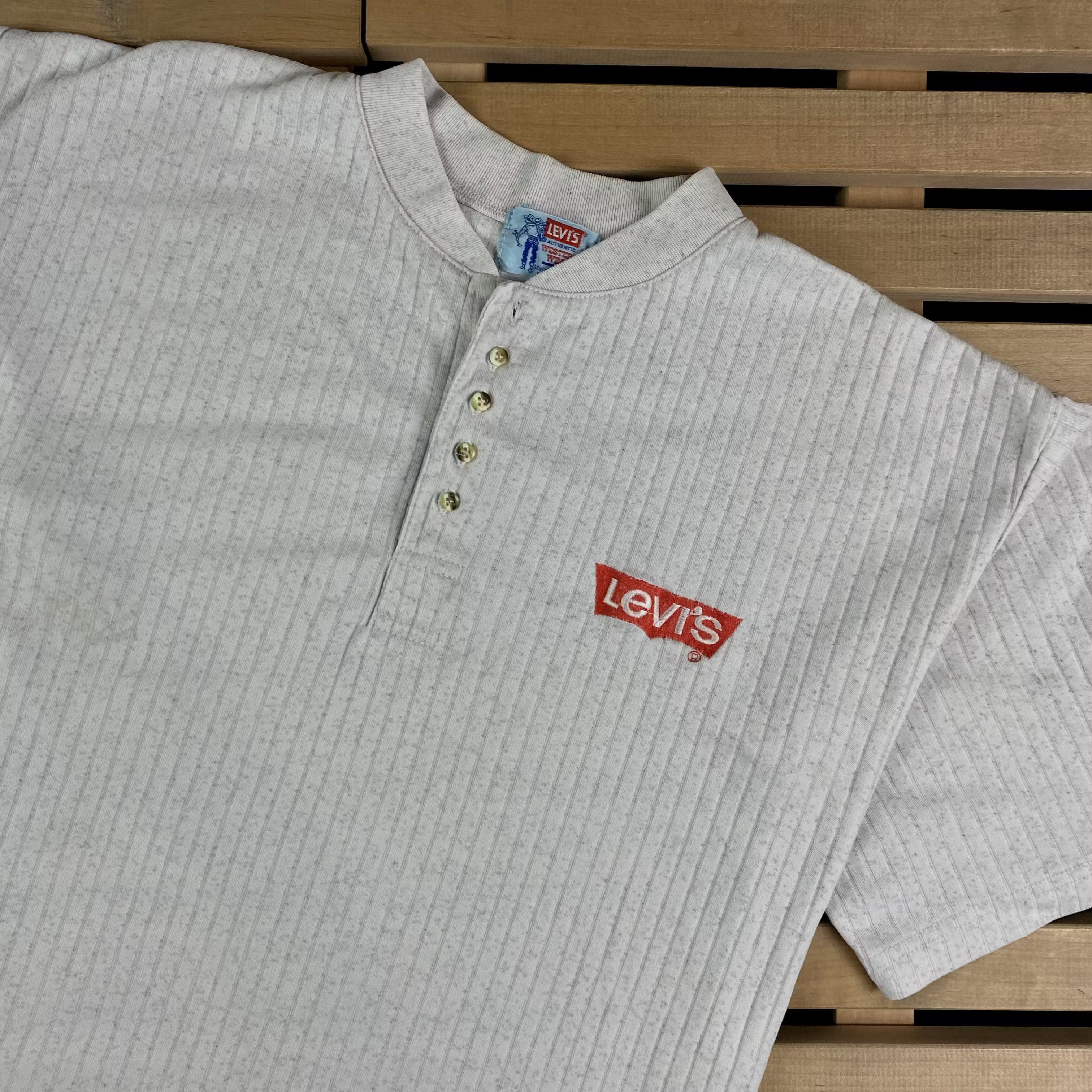 Levi's × Levi's Vintage Clothing × Vintage Men’s Polo T-Shirt Levi’s Vintage 80’s Size XL Size US XL / EU 56 / 4 - 2 Thumbnail