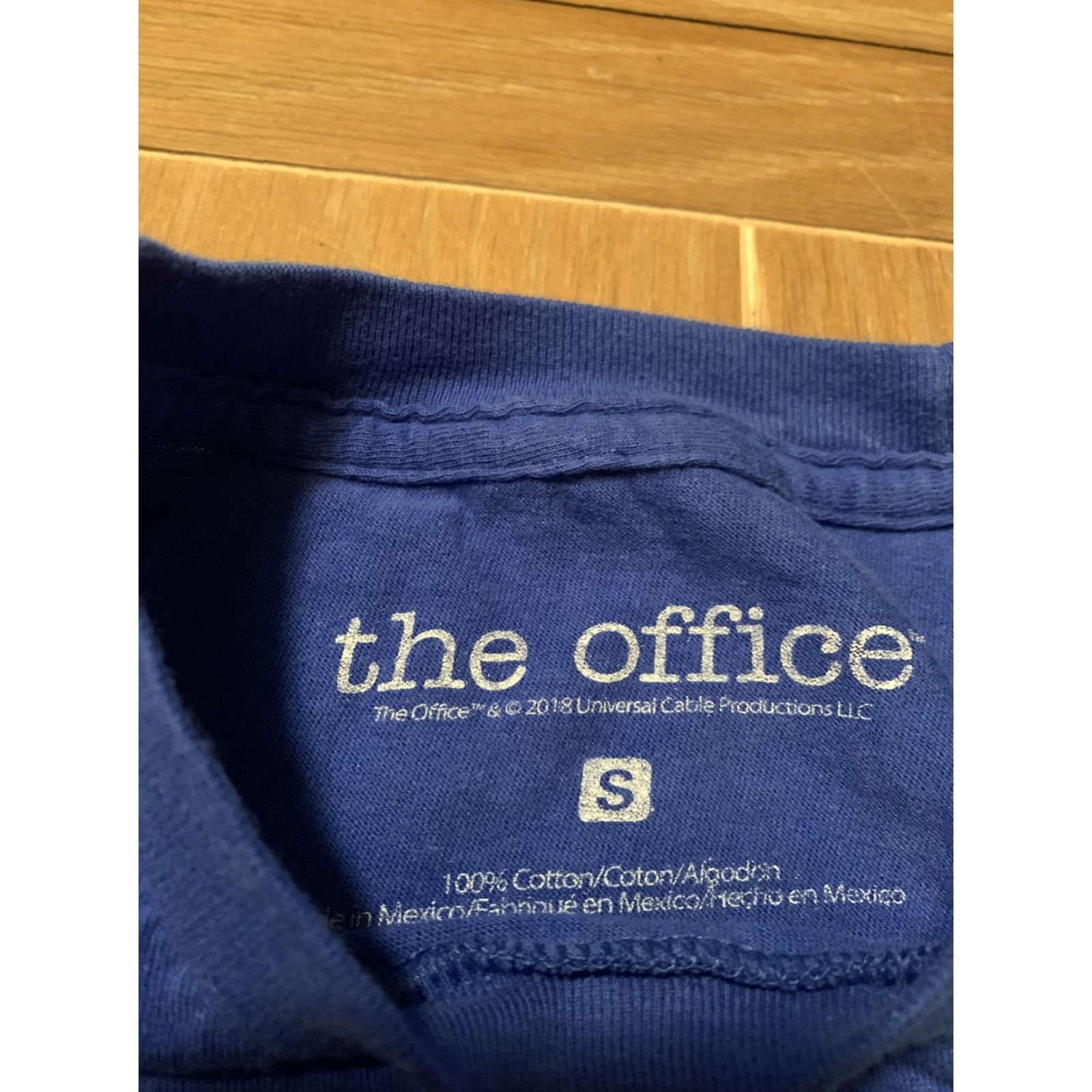 Vintage The Office Dunder Mifflin Paper Company Shirt Men Small Blue T-Shirt Short Sleeve Crew Neck Cotton Blend Mens Size US S / EU 44-46 / 1 - 3 Thumbnail