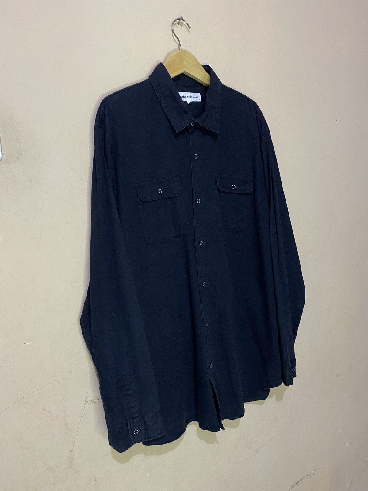Le Grande Bleu (L.G.B.) 2000s Rare In The Attic Homme Punk Style Poem Button Shirt Size US XXL / EU 58 / 5 - 7 Thumbnail