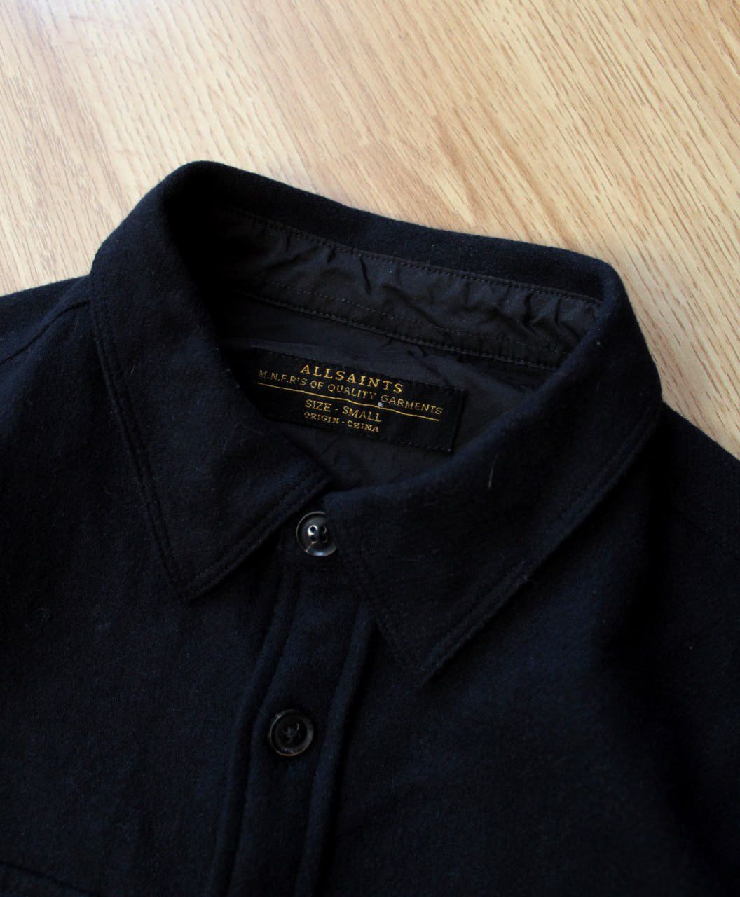 Allsaints 🔥 Allsaints Neward LS Shirt Wool Long Sleeve Button Blue Size US S / EU 44-46 / 1 - 3 Thumbnail