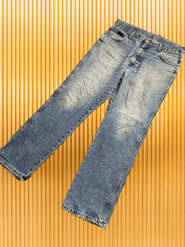 Vintage × Wrangler VINTAGE 90 WRANGLER MUDDY WASH STYLE DENIM Size US 34 / EU 50 - 1 Thumbnail