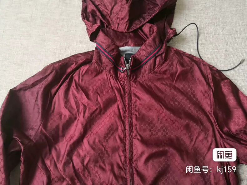 Gucci Gucci Men's full-print old-fashioned windbreaker jacket 250 Size US M / EU 48-50 / 2 - 2 Thumbnail