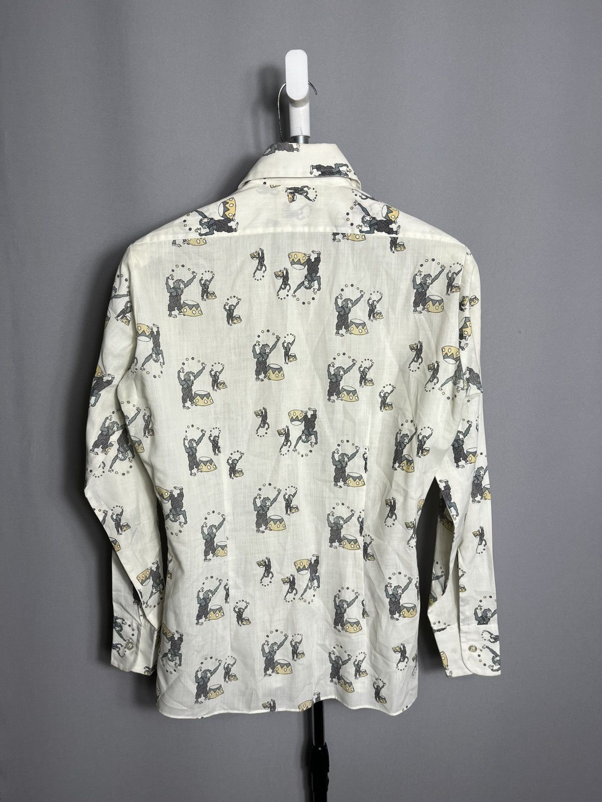 Brutus Brutus shirt button up 1970s woman’s monkey slim monogram Size XL / US 12-14 / IT 48-50 - 6 Thumbnail