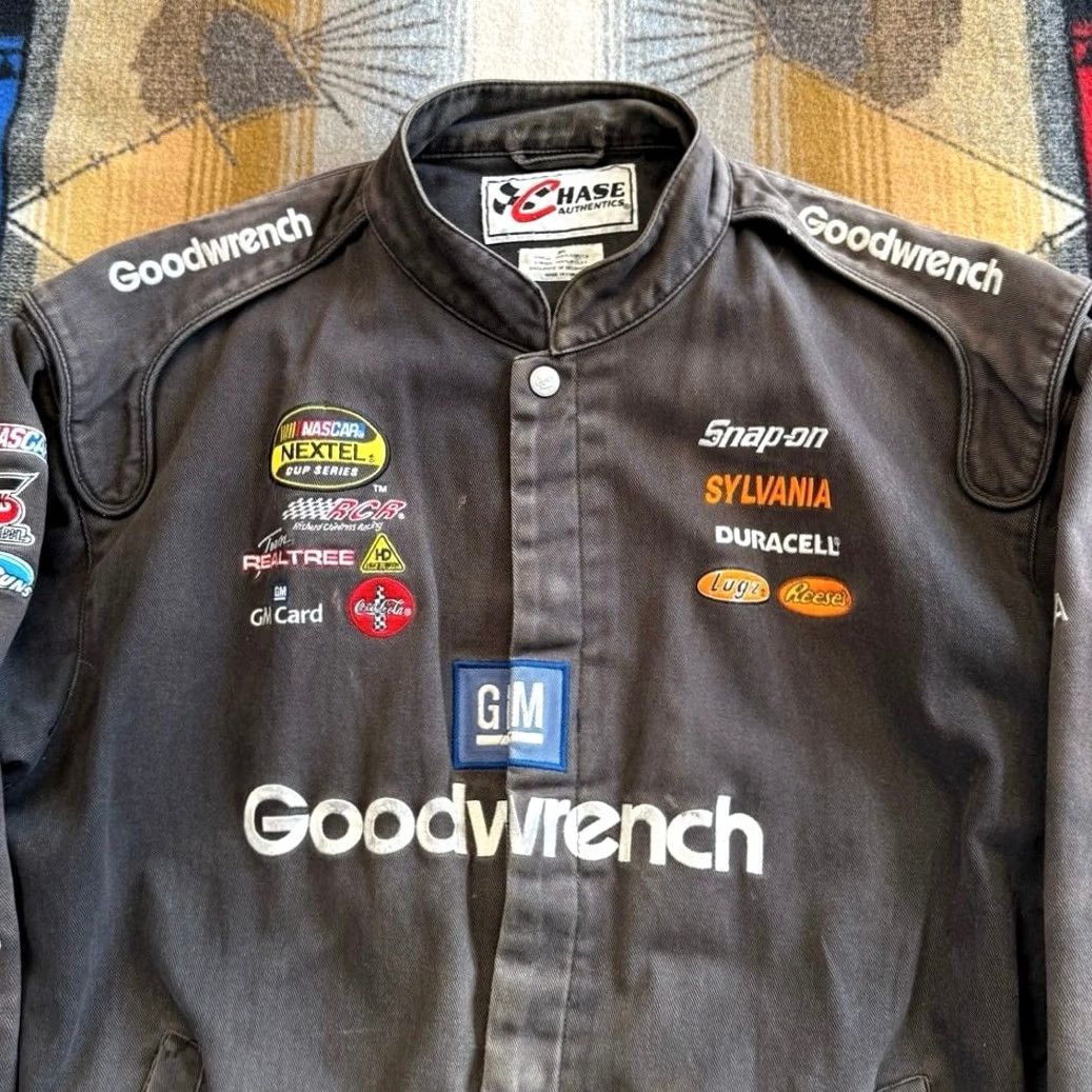 Chase Authentics VINTAGE Kevin Harvick #29 Goodwrench NASCAR Jacket Men’s XL Embroidered Chase Brown Size US XL / EU 56 / 4 - 4 Thumbnail