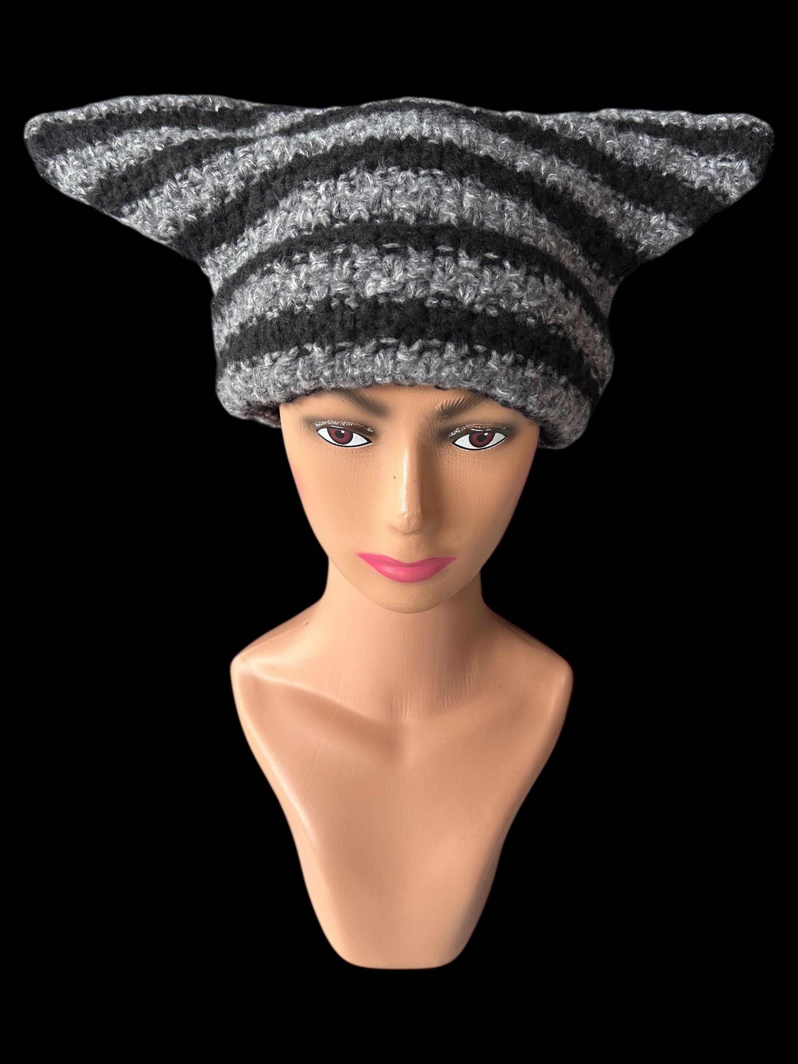 Japanese Brand × Kapital Bunny Horn Devil Japanese Punk Style Knitt Beanie Hats Size ONE SIZE - 1 Thumbnail