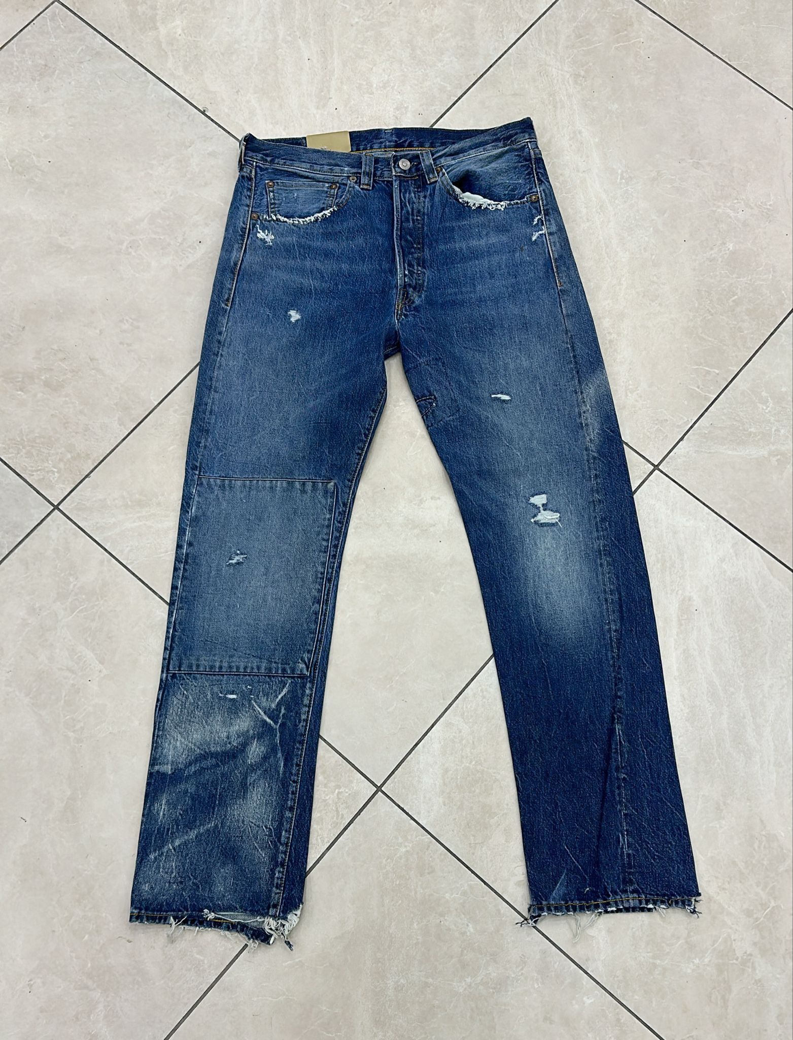 Levi's Vintage Clothing LVC Levi's Vintage Clothing 1947 501XX BigE Selvedge Jeans Size US 32 / EU 48 - 1 Thumbnail