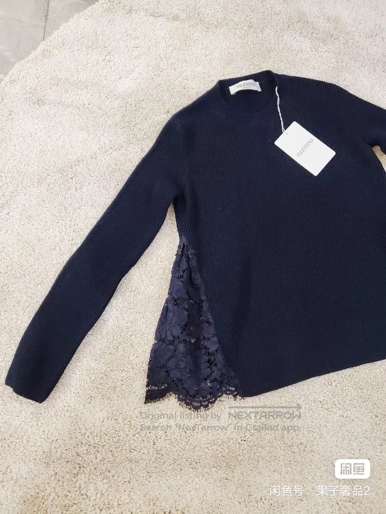 Valentino Valentino Main thread lace panelled sweater Size XS / US 0-2 / IT 36-38 - 6 Thumbnail