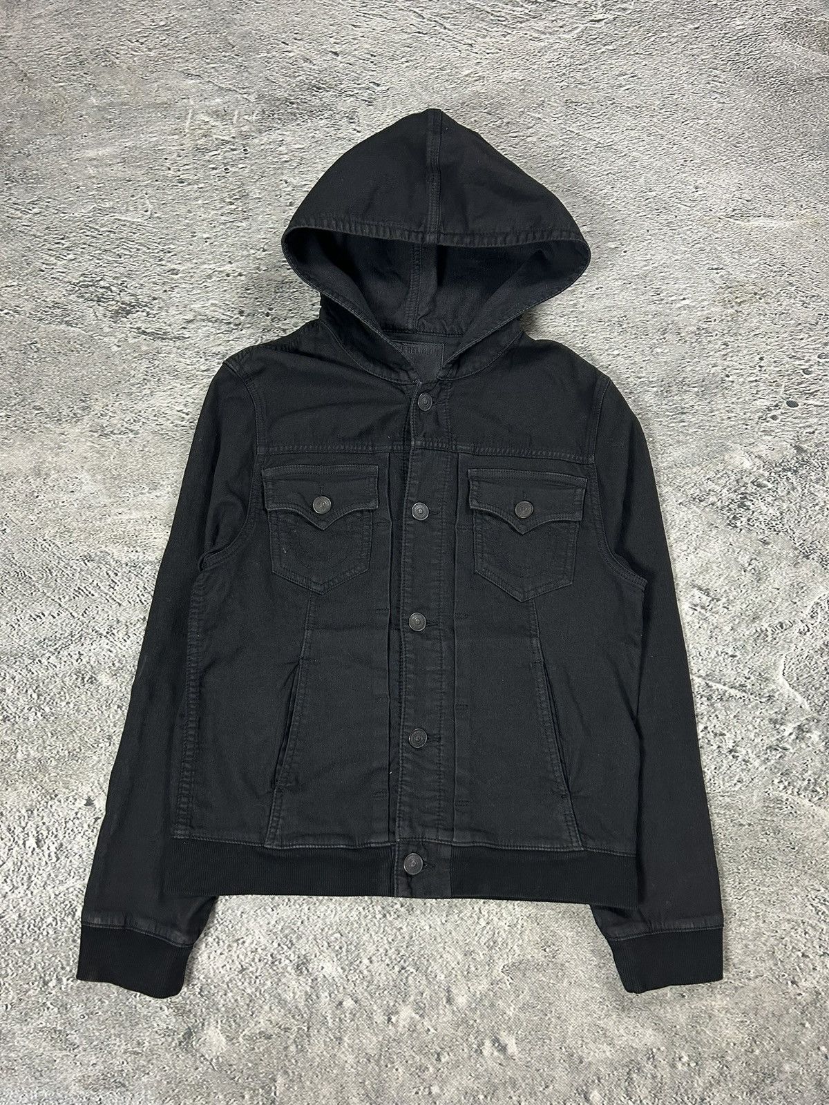 True Religion True Religion denim jacket black hooded Size US S / EU 44-46 / 1 - 1 Thumbnail