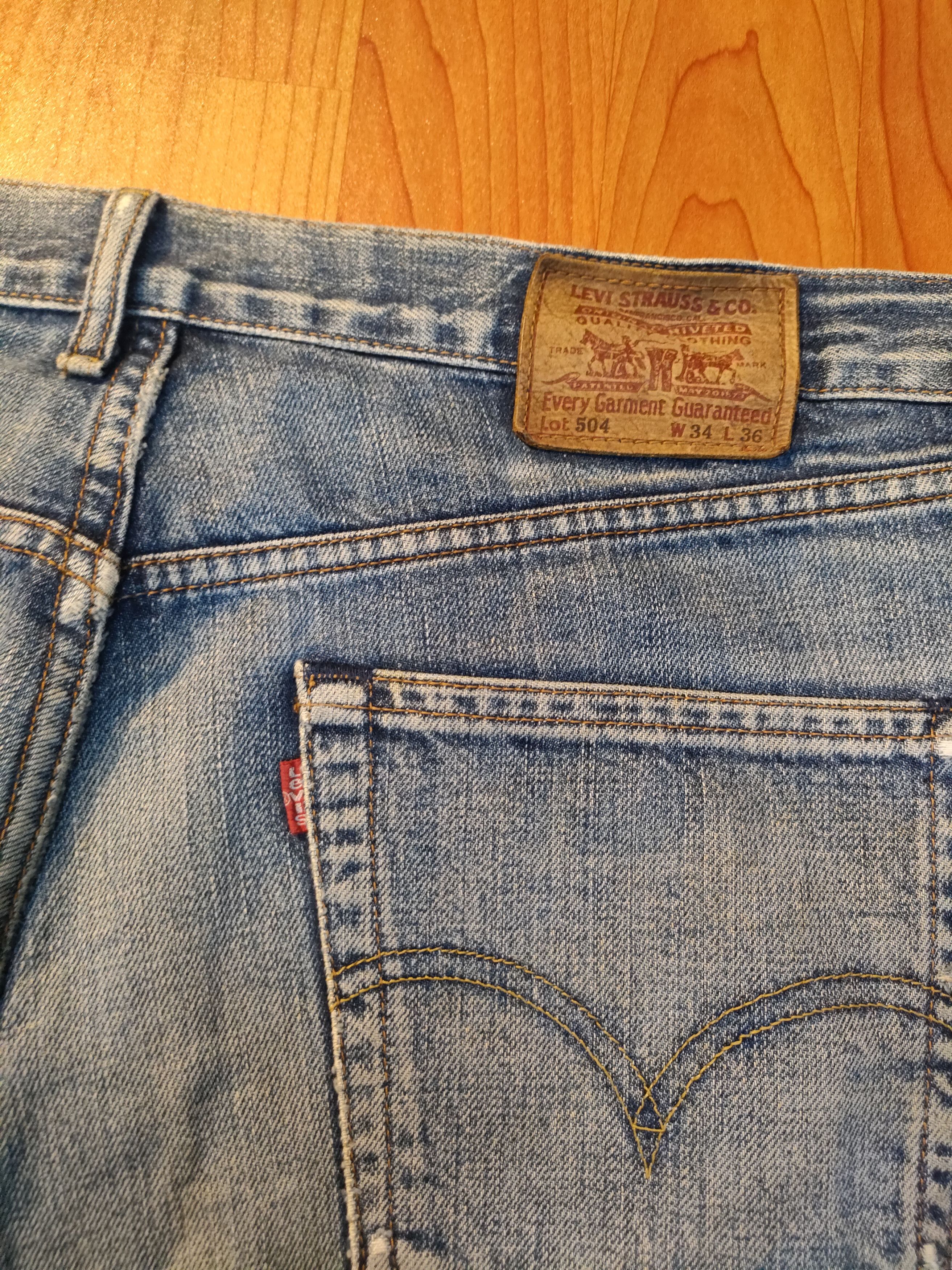 Levi's Vintage Clothing Vintage Reworked Levi's 504 Selvedge Jeans Size US 35 - 3 Thumbnail