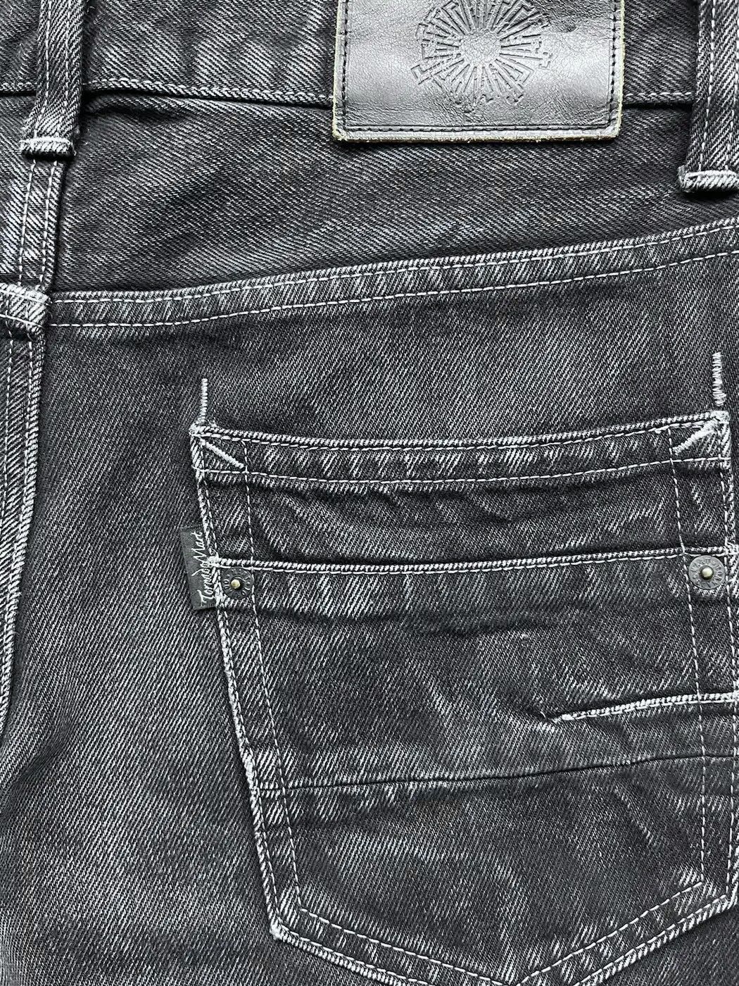 Tornado Mart FYE🔥TORNADO MART Japan Punk Bluish Whiskered Slim Fit Denim Size US 30 / EU 46 - 8 Thumbnail