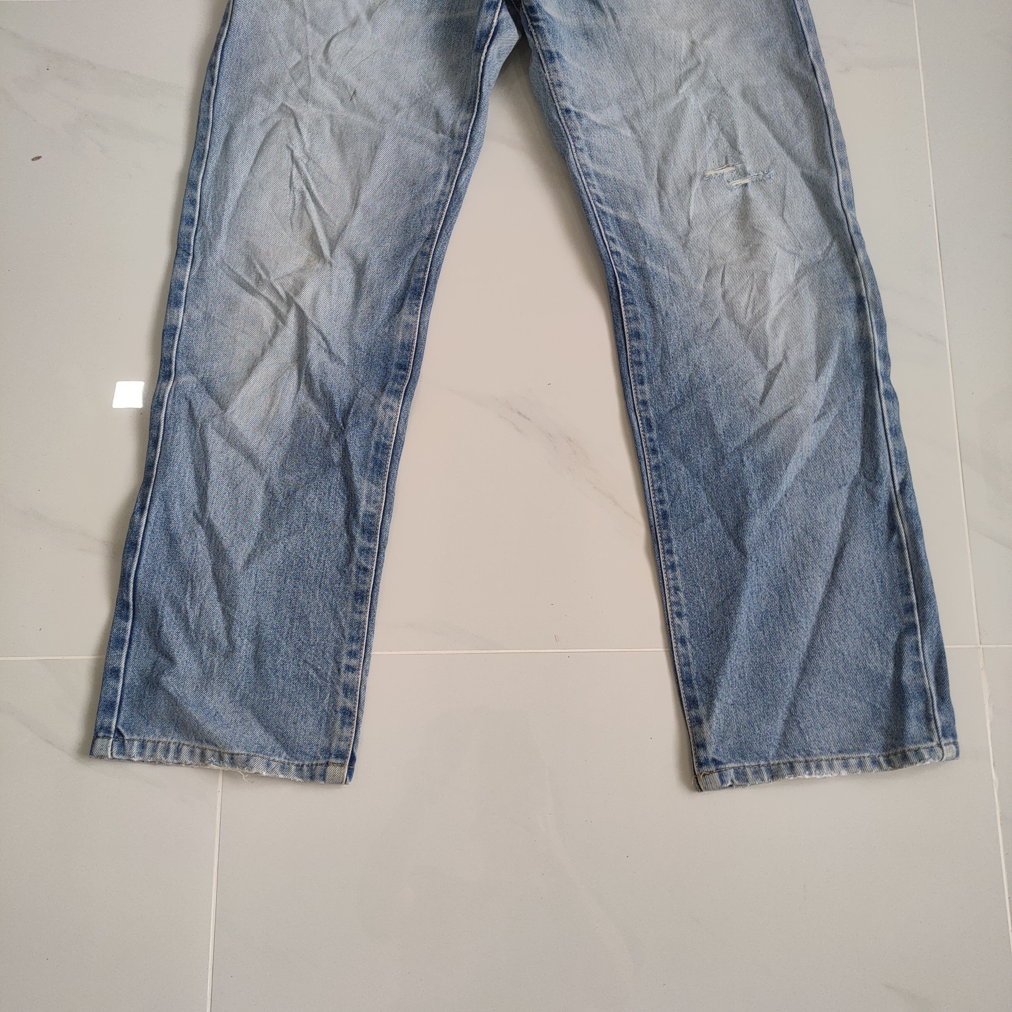 Edwin VINTAGE EDWIN MUD WASHED BLUE JEAN DENIM PANTS Size US 32 / EU 48 - 3 Thumbnail
