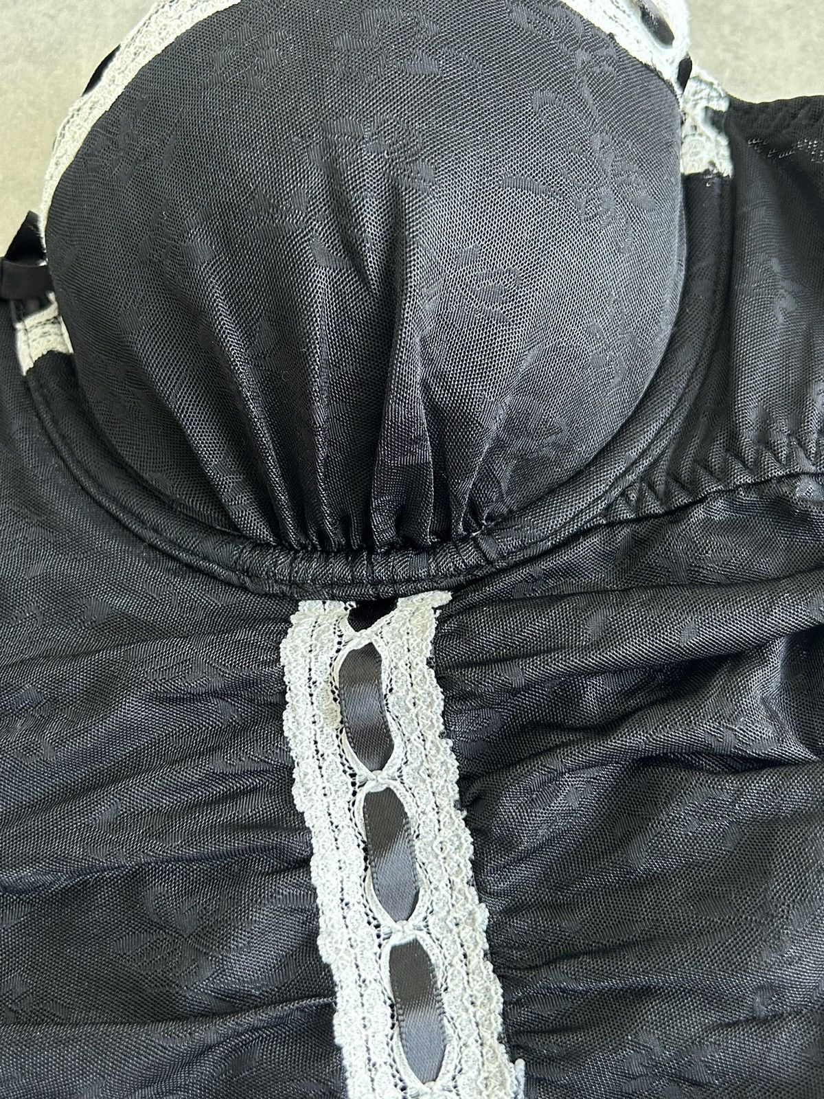 Vintage VS Black Sexy Gorgeous Mesh Mini Dress Lingerie Vintage Size S / US 4 / IT 40 - 10 Thumbnail