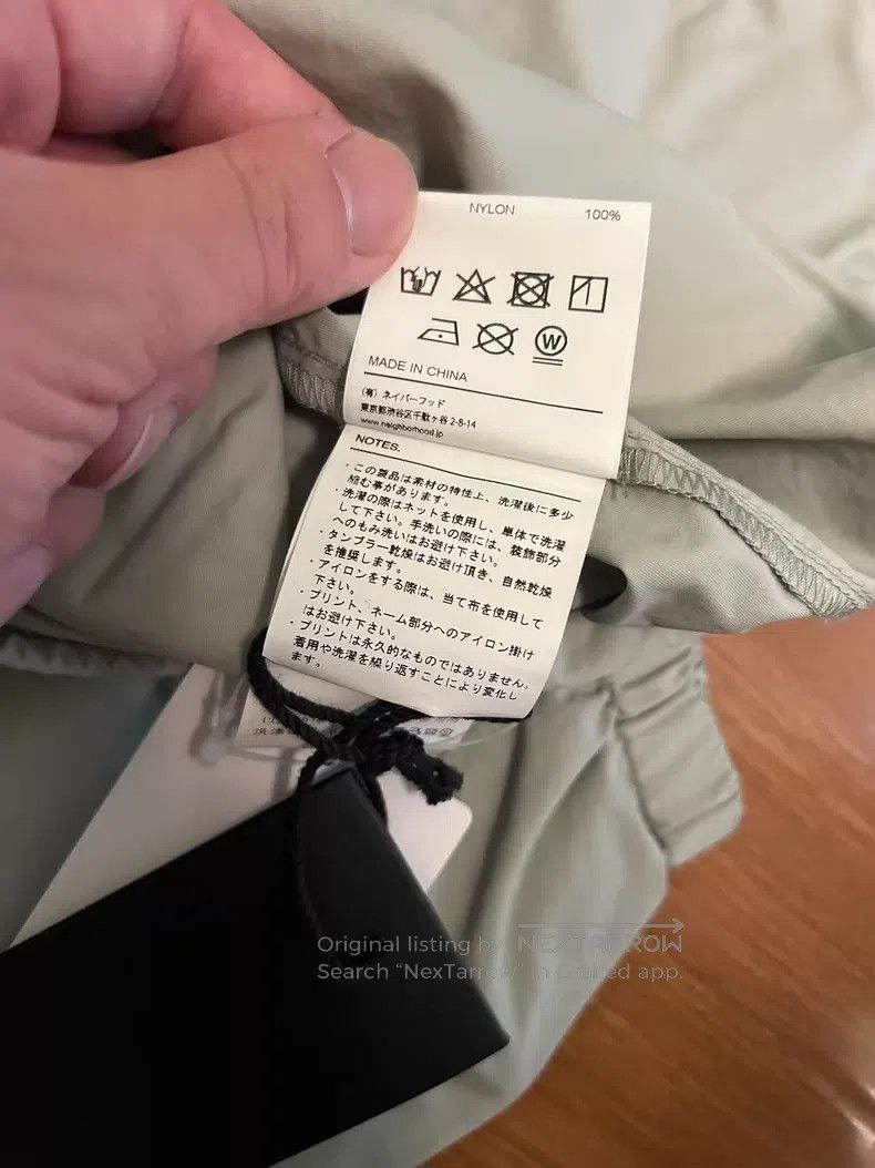 Neighborhood Neighborhood Nylon Hooded Semi-Zip Windbreaker Jacket Size US L / EU 52-54 / 3 - 6 Thumbnail