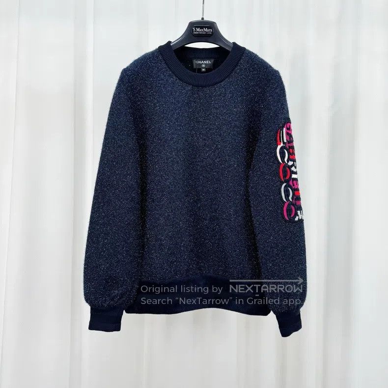 Chanel Chanel Embroidered letter starry sky silk sweatshirt Size XS / US 0-2 / IT 36-38 - 1 Thumbnail