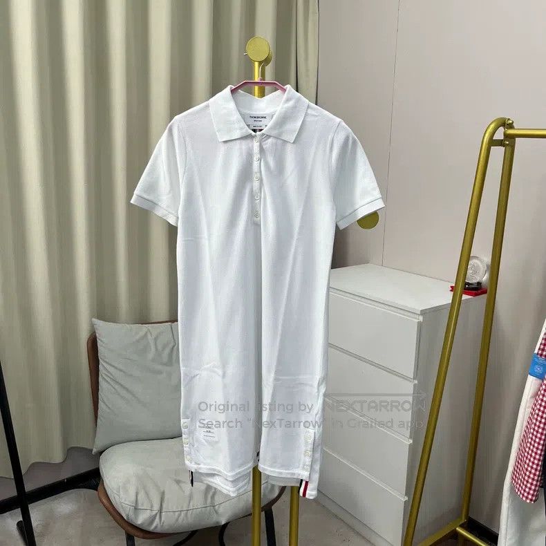 Thom Browne Thom Browne White Back Color Block Dress Size M / US 6-8 / IT 42-44 - 1 Thumbnail