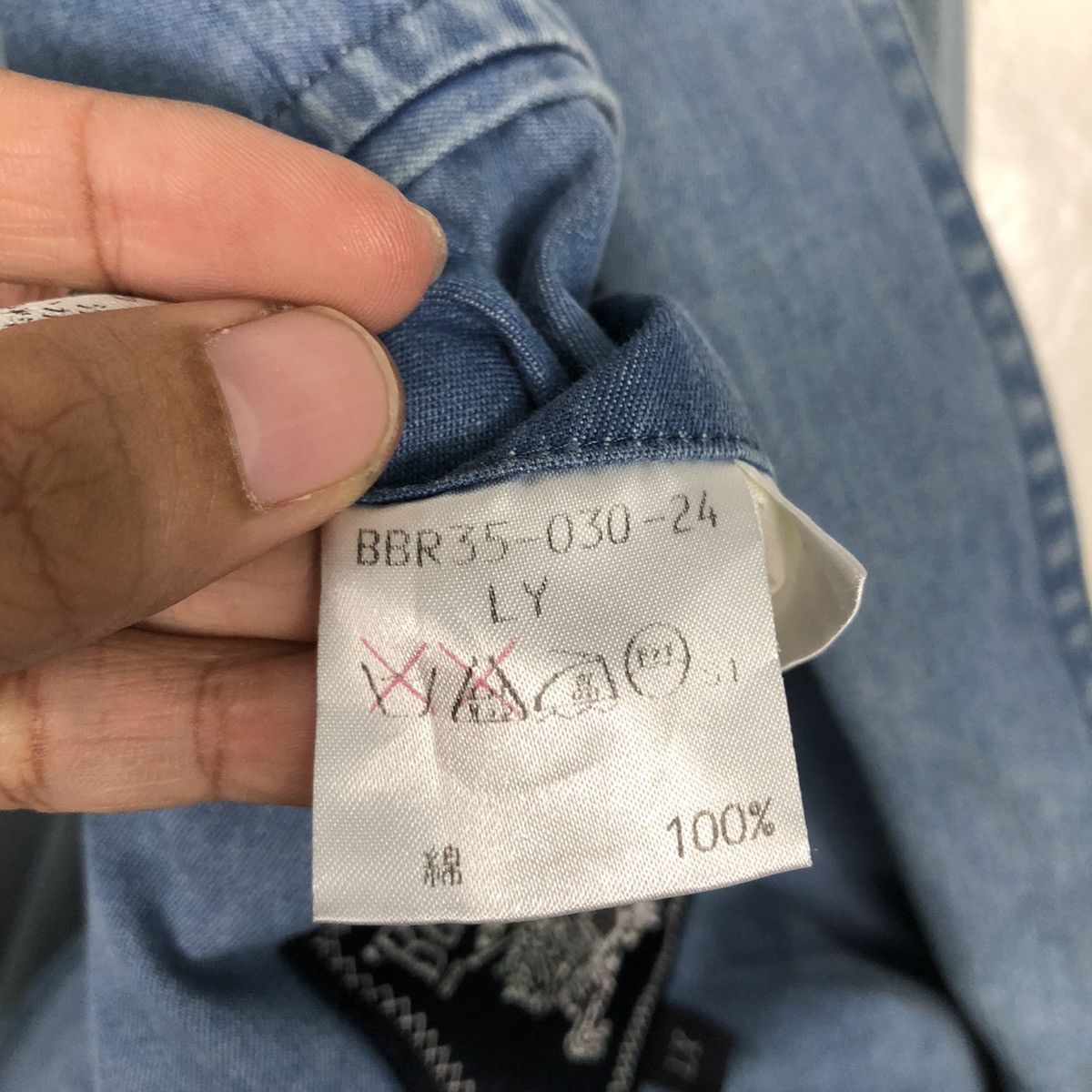 Burberry 📌Vintage Chore Work Denim Jacket Burberrys Double Breast Size US M / EU 48-50 / 2 - 21 Thumbnail
